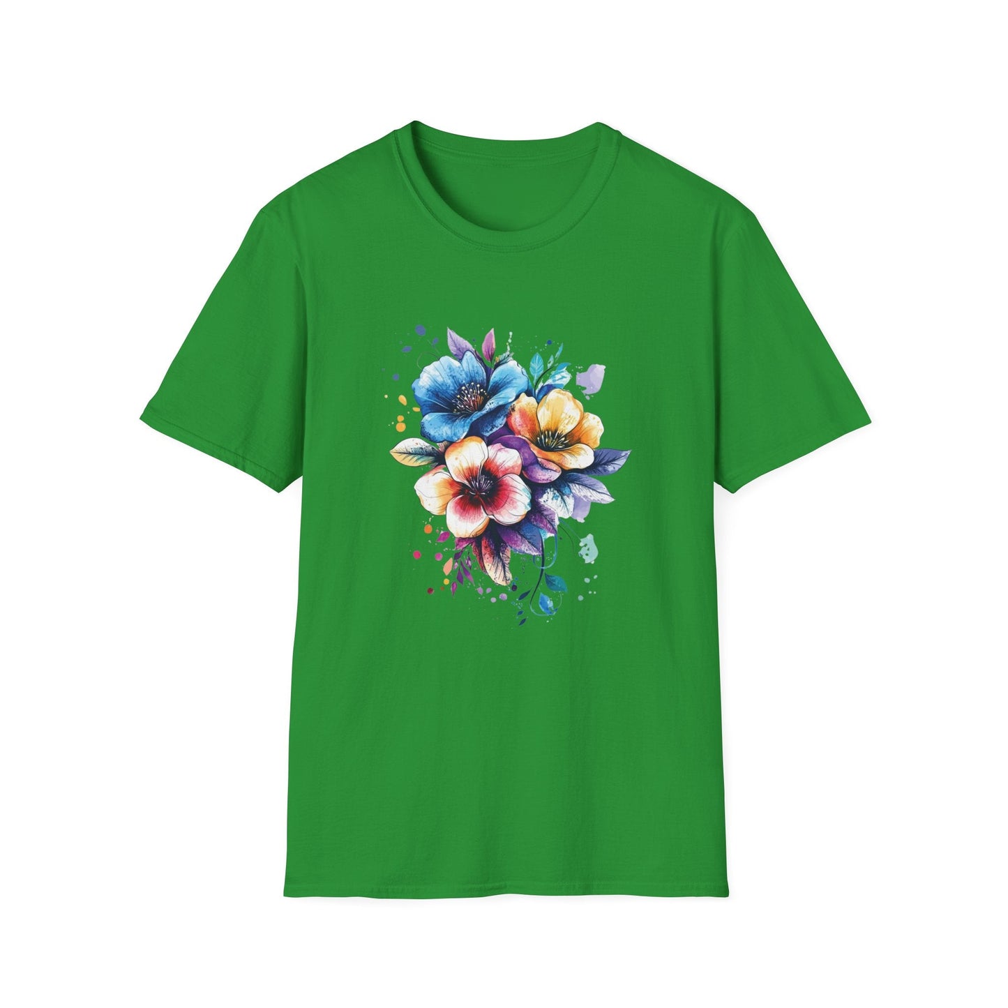 Watercolour Flowers – T-shirt