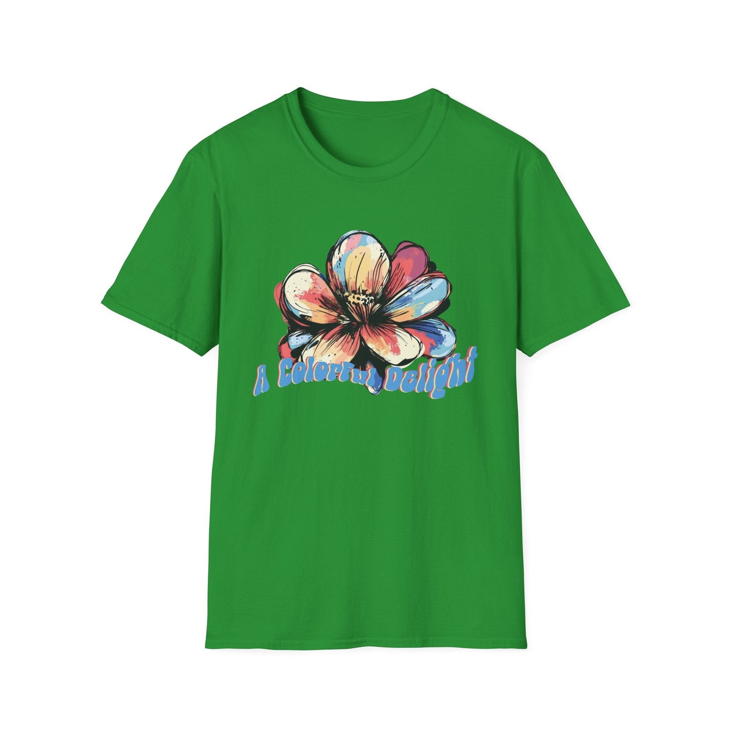A Colorful Delight Flower  – T-shirt