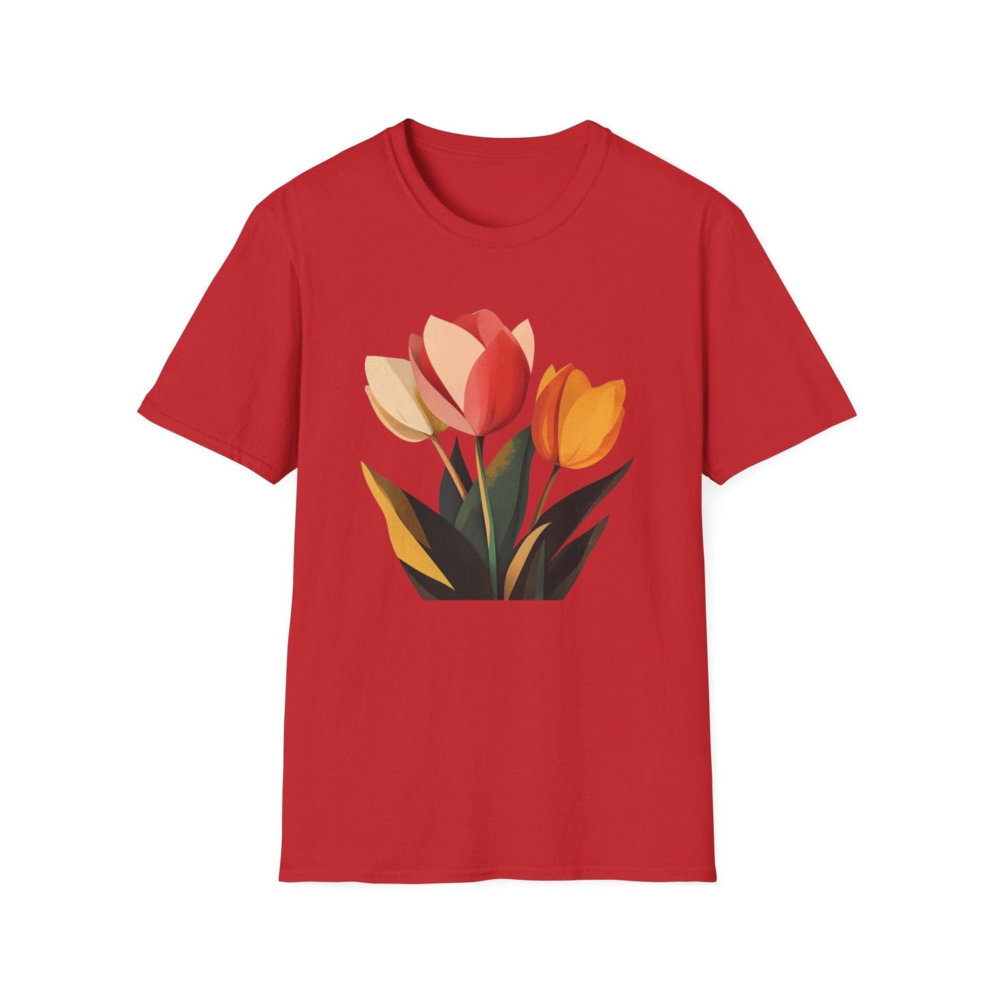 Multi Color Flowers  – T-shirt