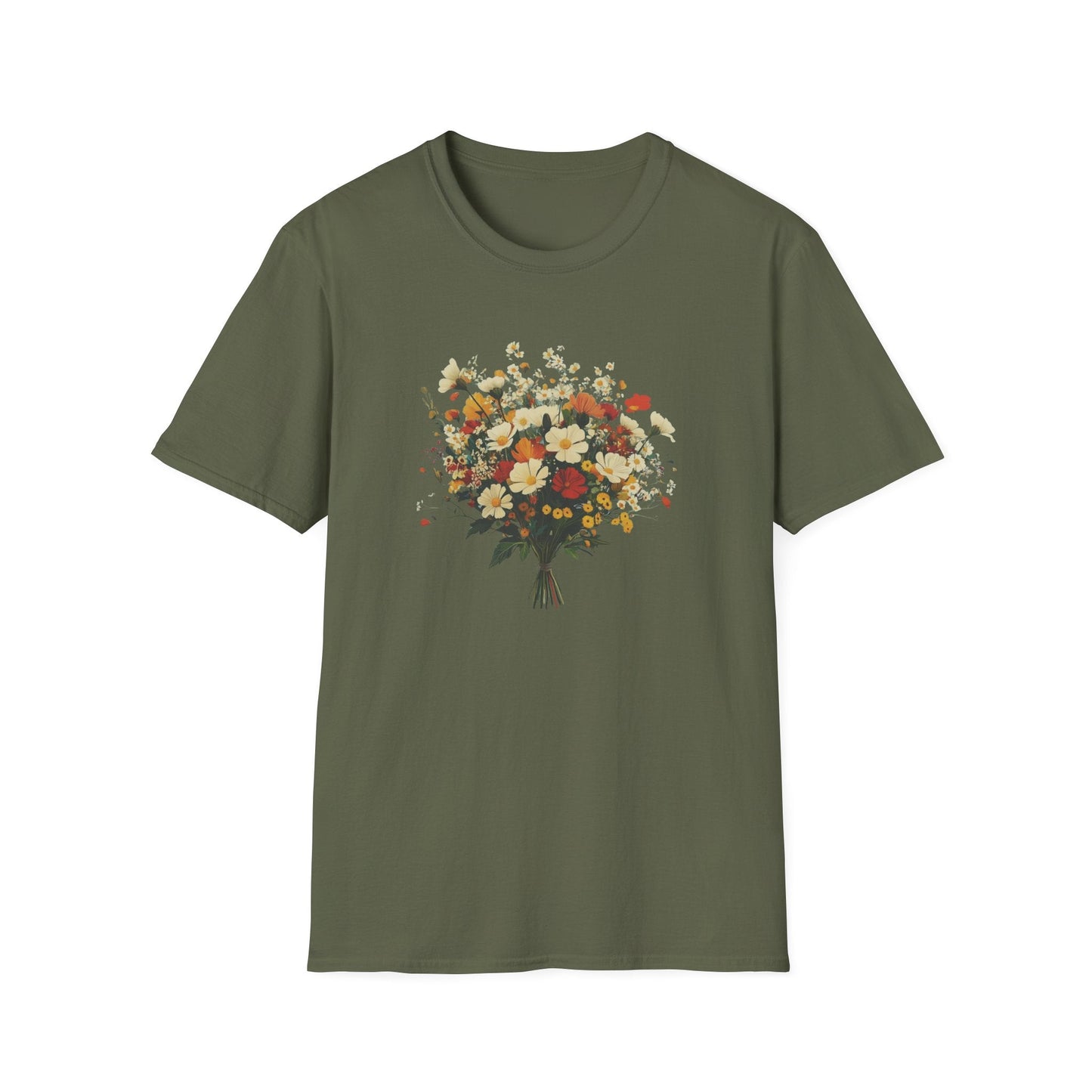Beautiful Mixed Flowers – T-shirt