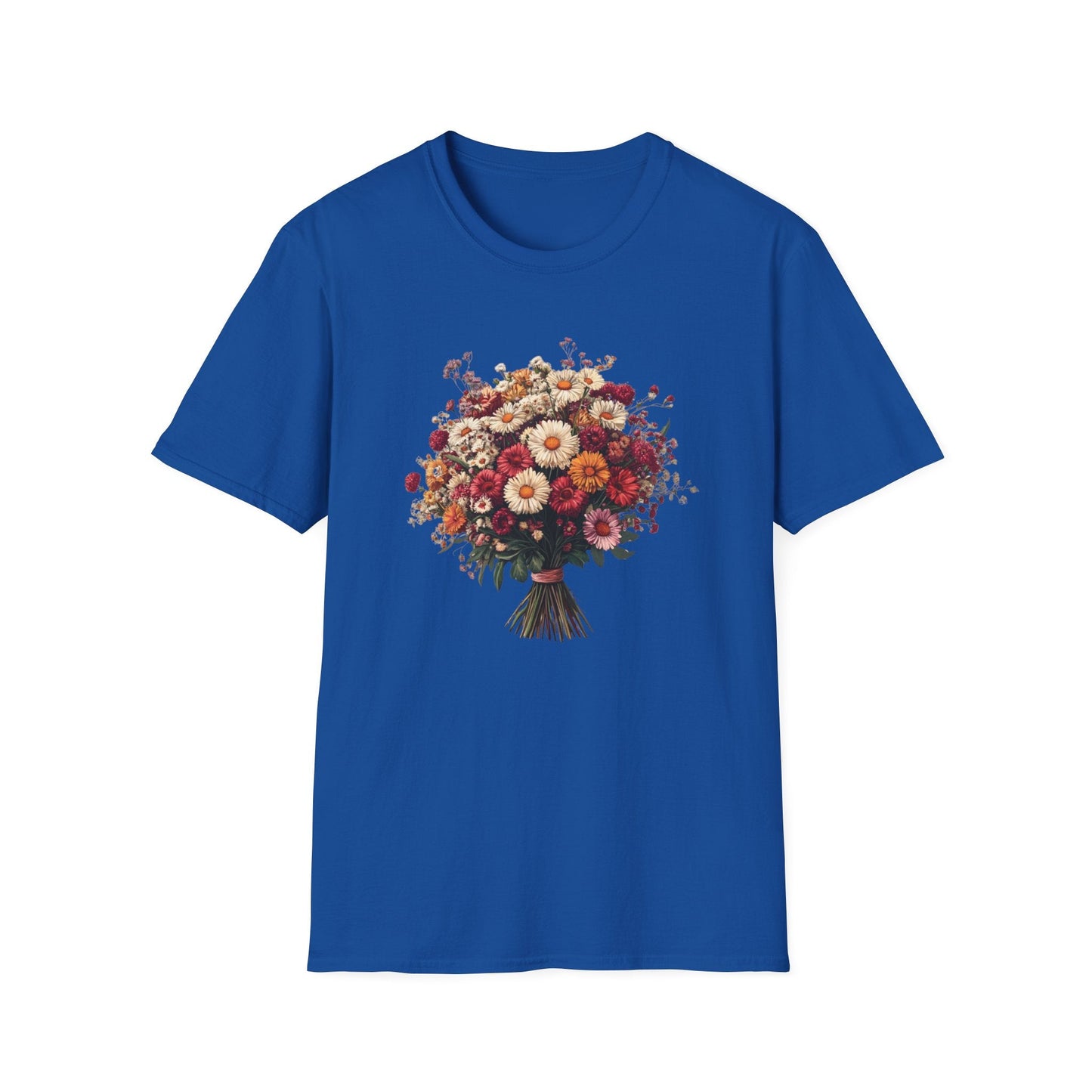 Bouquet  of Daisies of Many Colors  – T-shirt