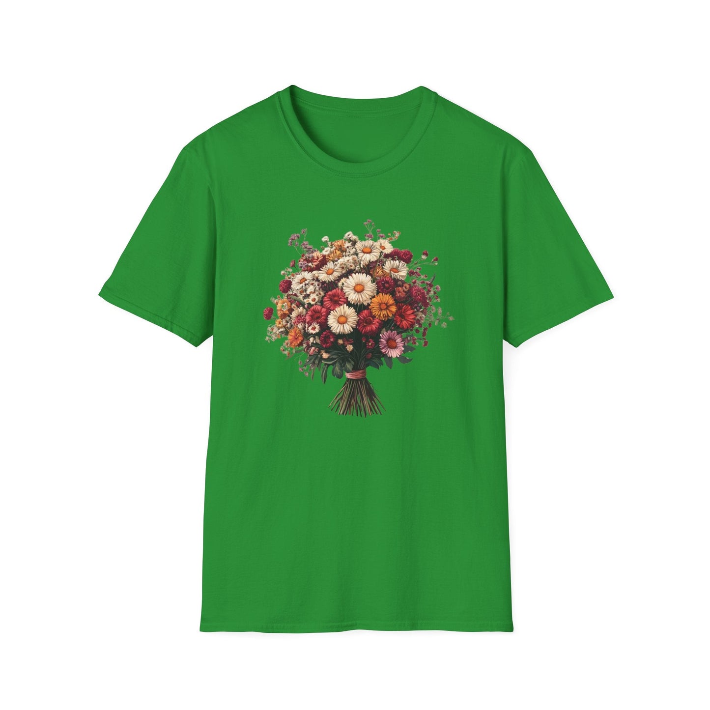 Bouquet  of Daisies of Many Colors  – T-shirt