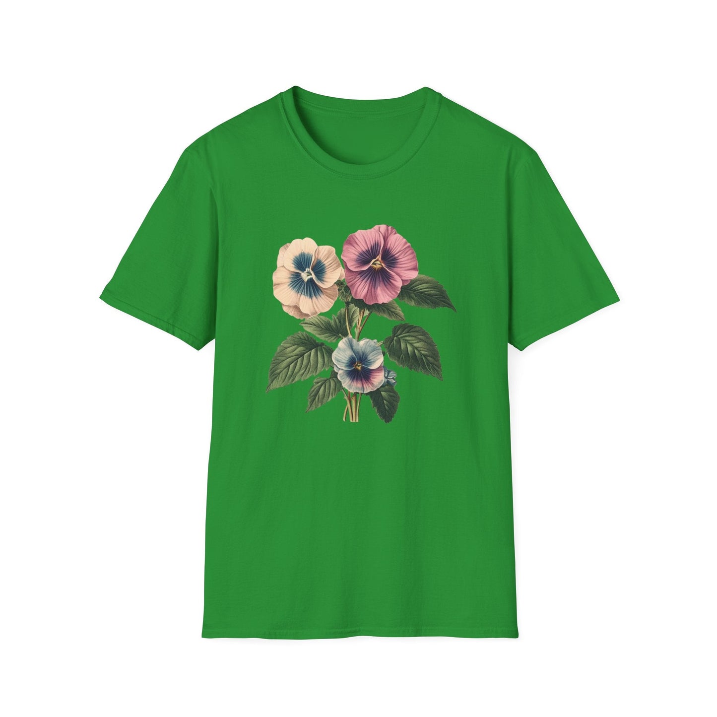 Beautiful Pansy Flowers  – T-shirt