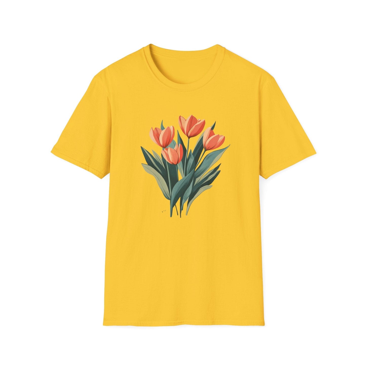 Four Tulip Flowers  – T-shirt
