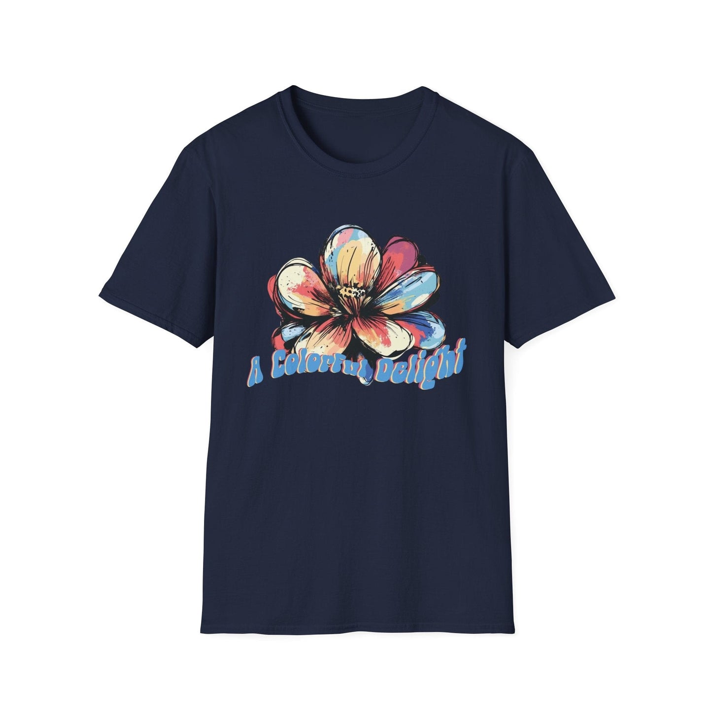 A Colorful Delight Flower  – T-shirt
