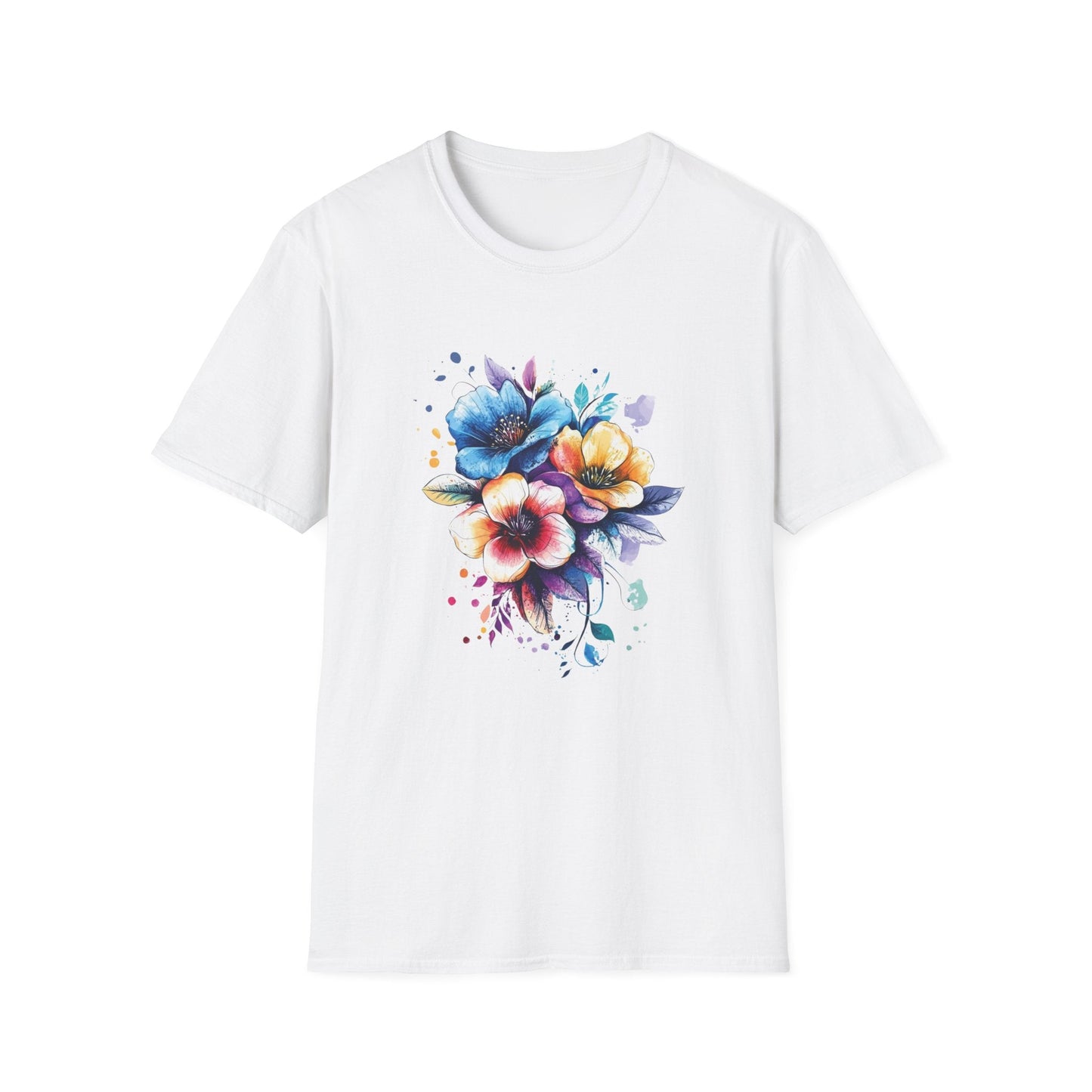 Watercolour Flowers – T-shirt