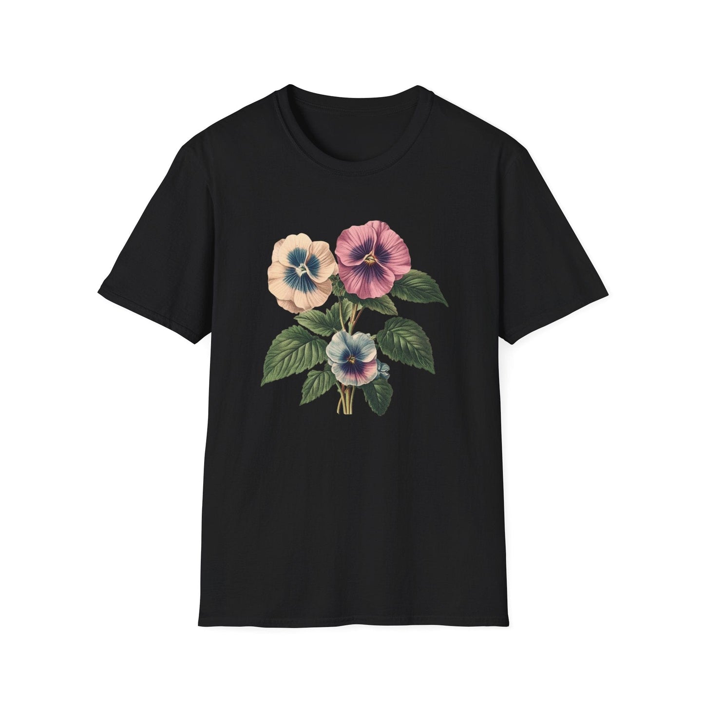 Beautiful Pansy Flowers  – T-shirt