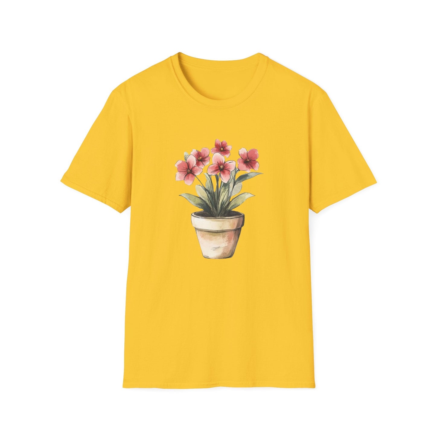 Watercolour Anemones  – T-shirt