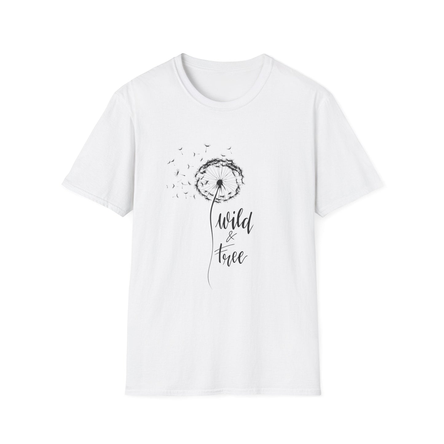 Wild and Free Dandelion  – T-shirt
