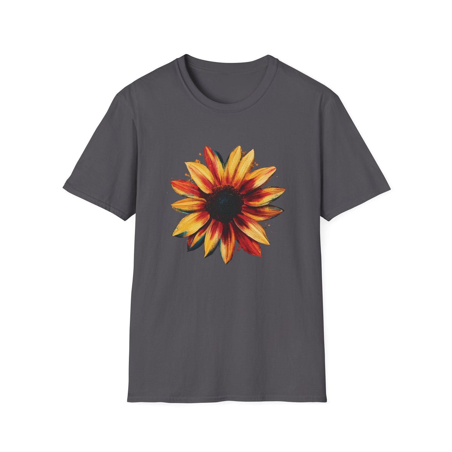 Acrylic Sunflower  – T-shirt