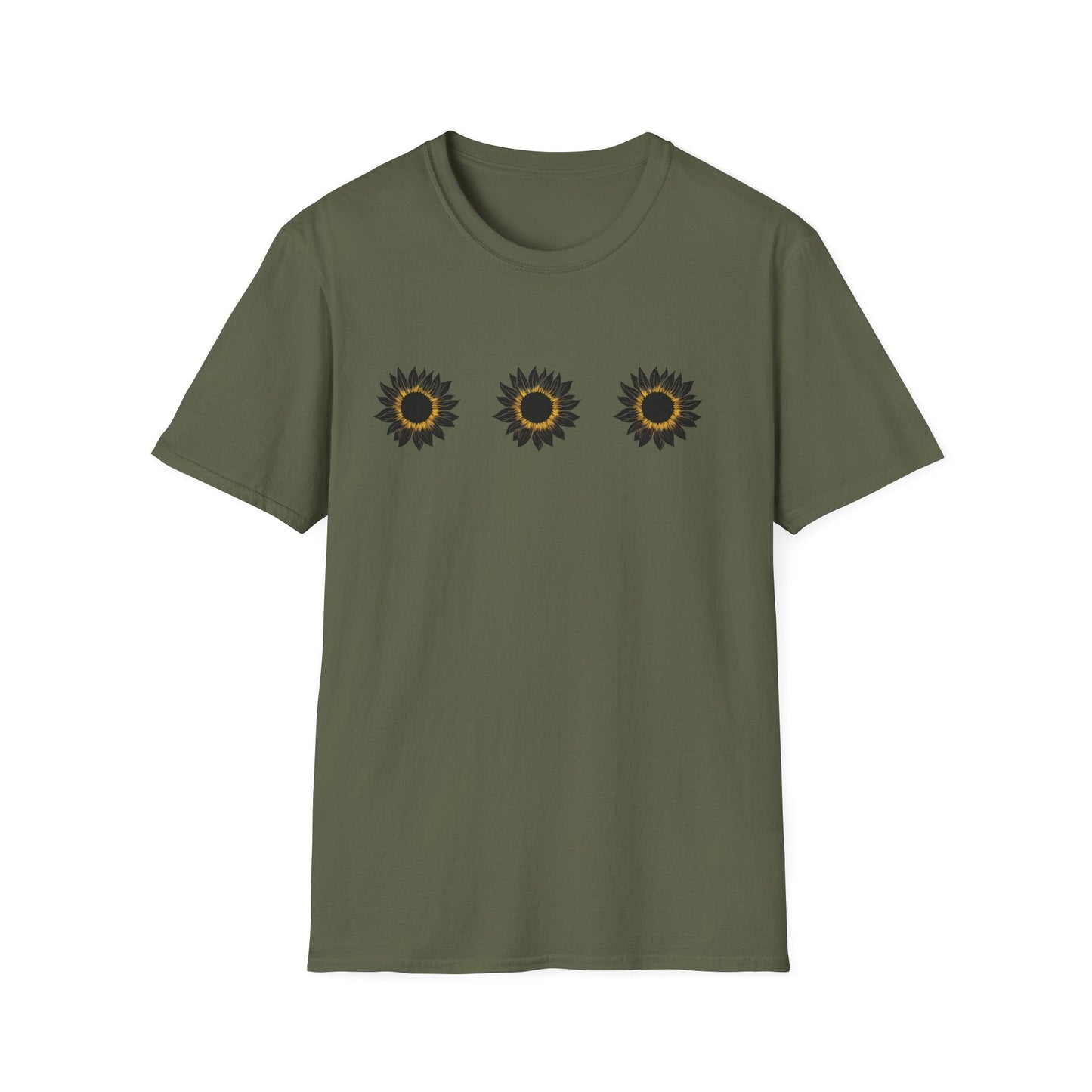 Triple Sunflower  – T-shirt