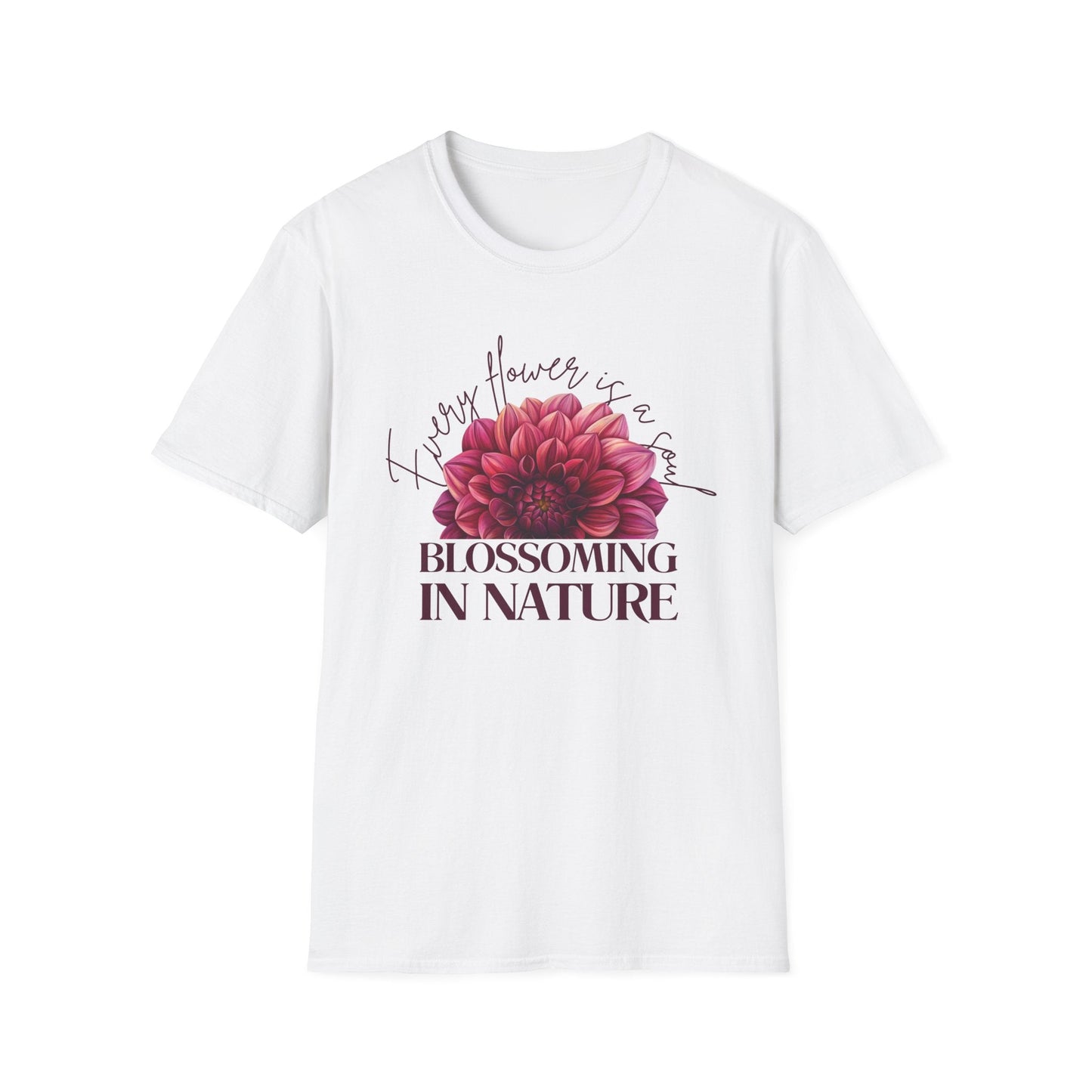 Dahlia Blossoming in Nature  – T-shirt