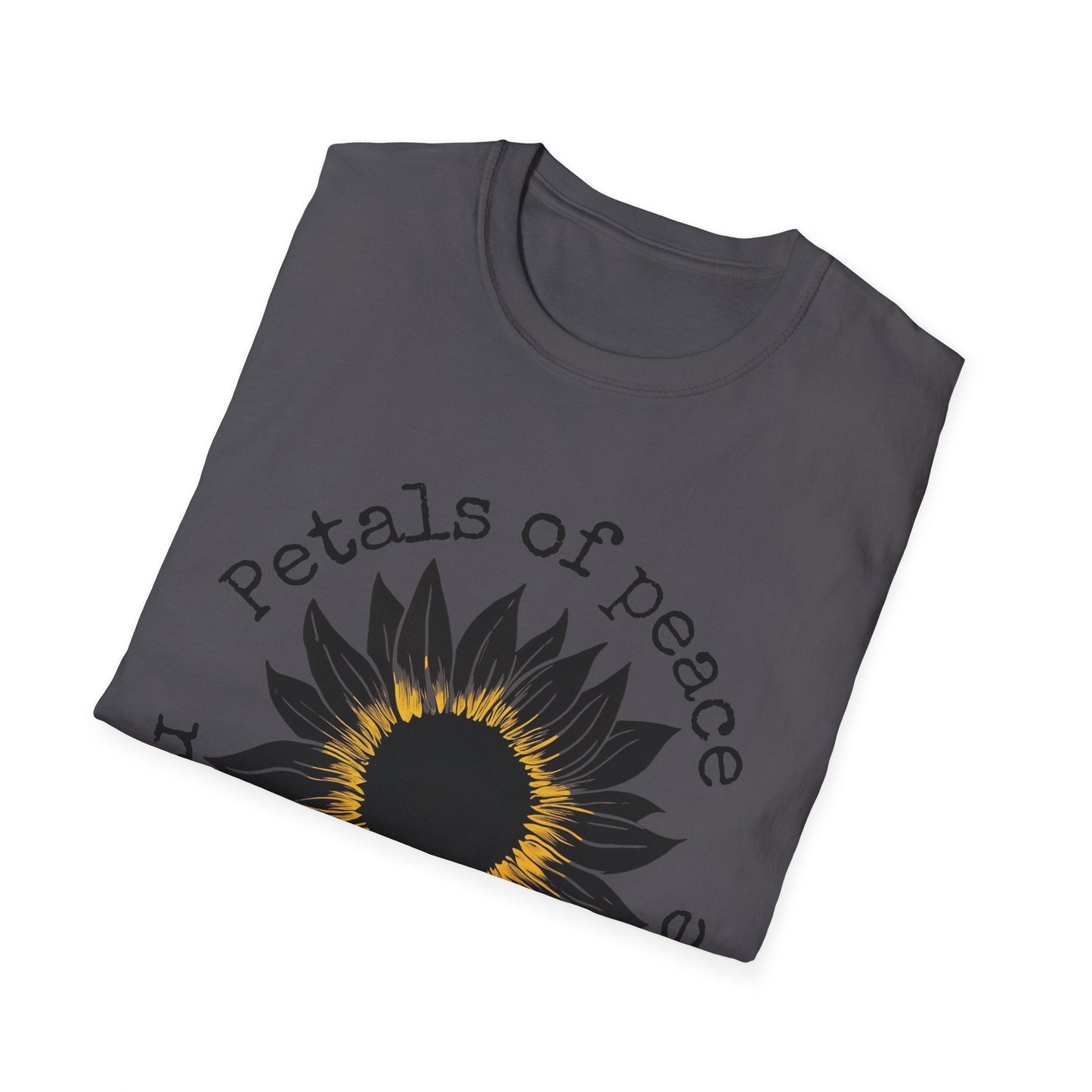 "Petals of Peace, Roots of Resilience" Black & Yellow Sunflower