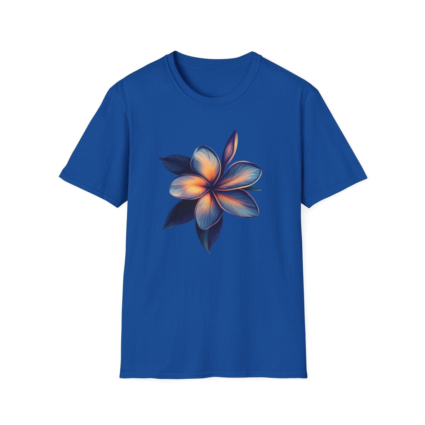 Blue Plumeria – T-shirt