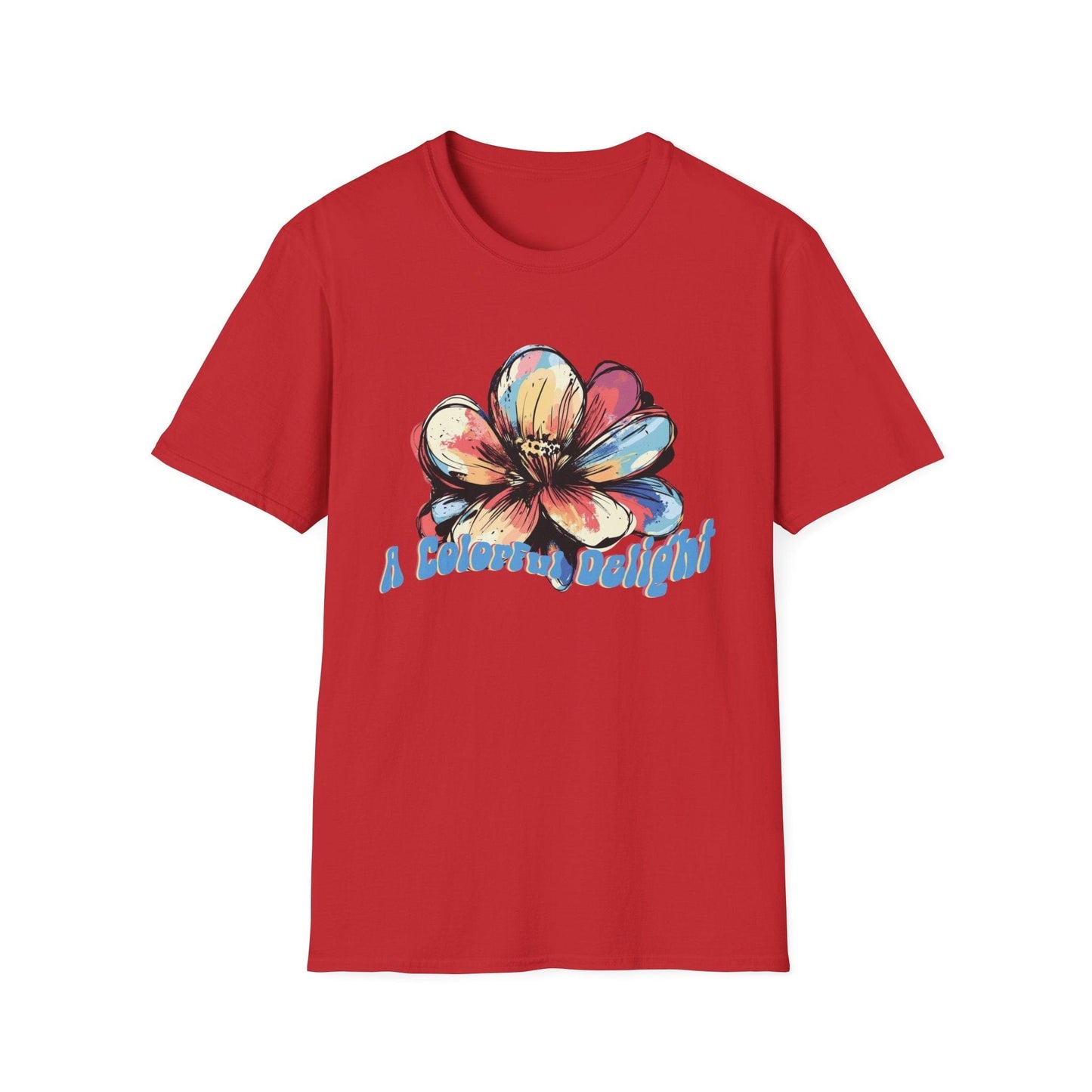 A Colorful Delight Flower  – T-shirt