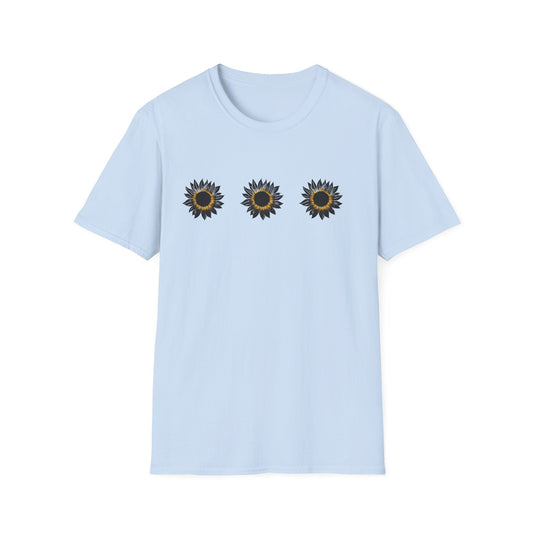 Triple Sunflower  – T-shirt
