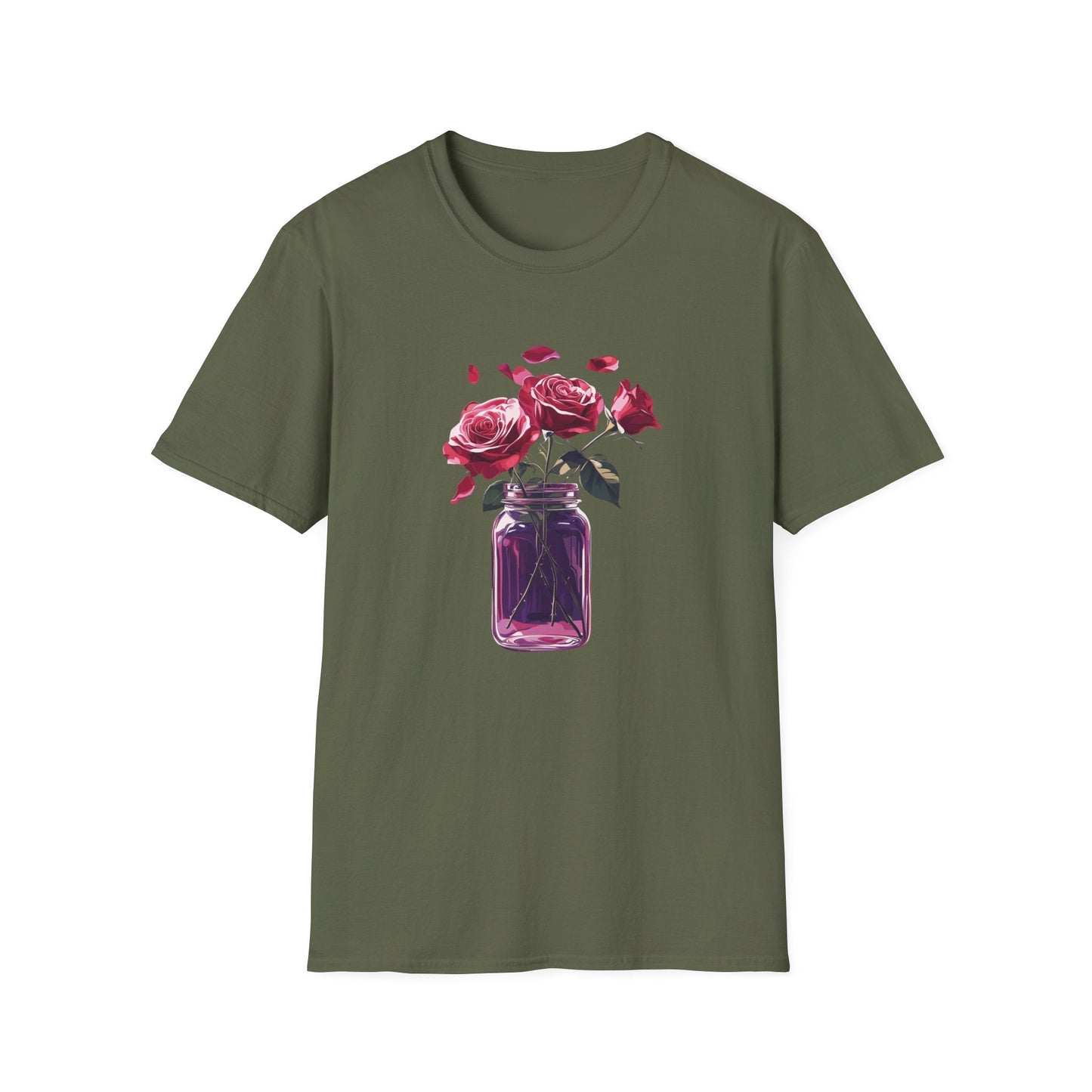 Three Roses in a Jar  – T-shirt