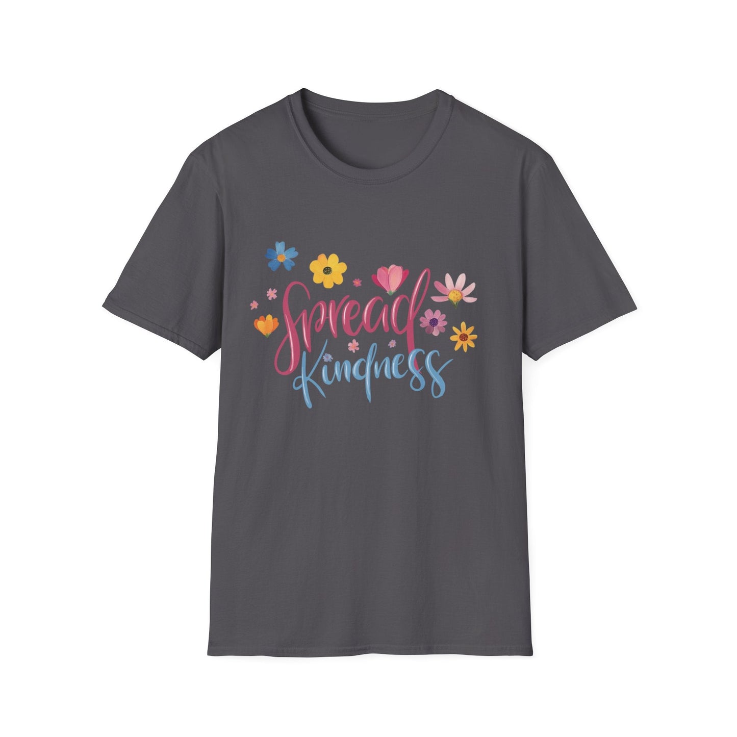 "Spread Kindness" Colorful Flowers  – T-shirt