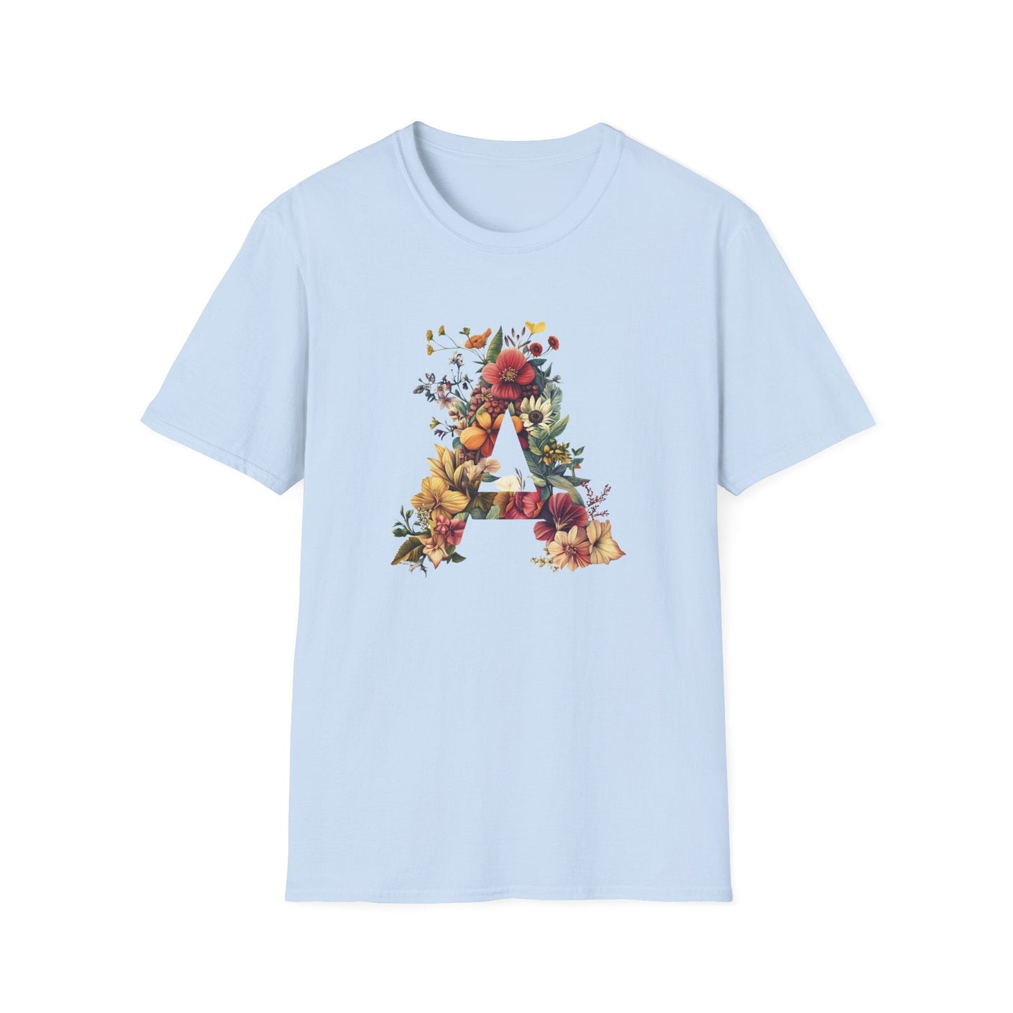 Flowers in Letter A  – T-shirt