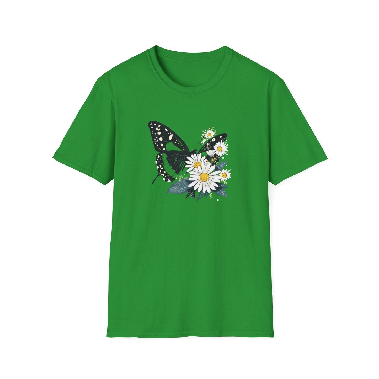 Butterfly and Daisies  – T-shirt