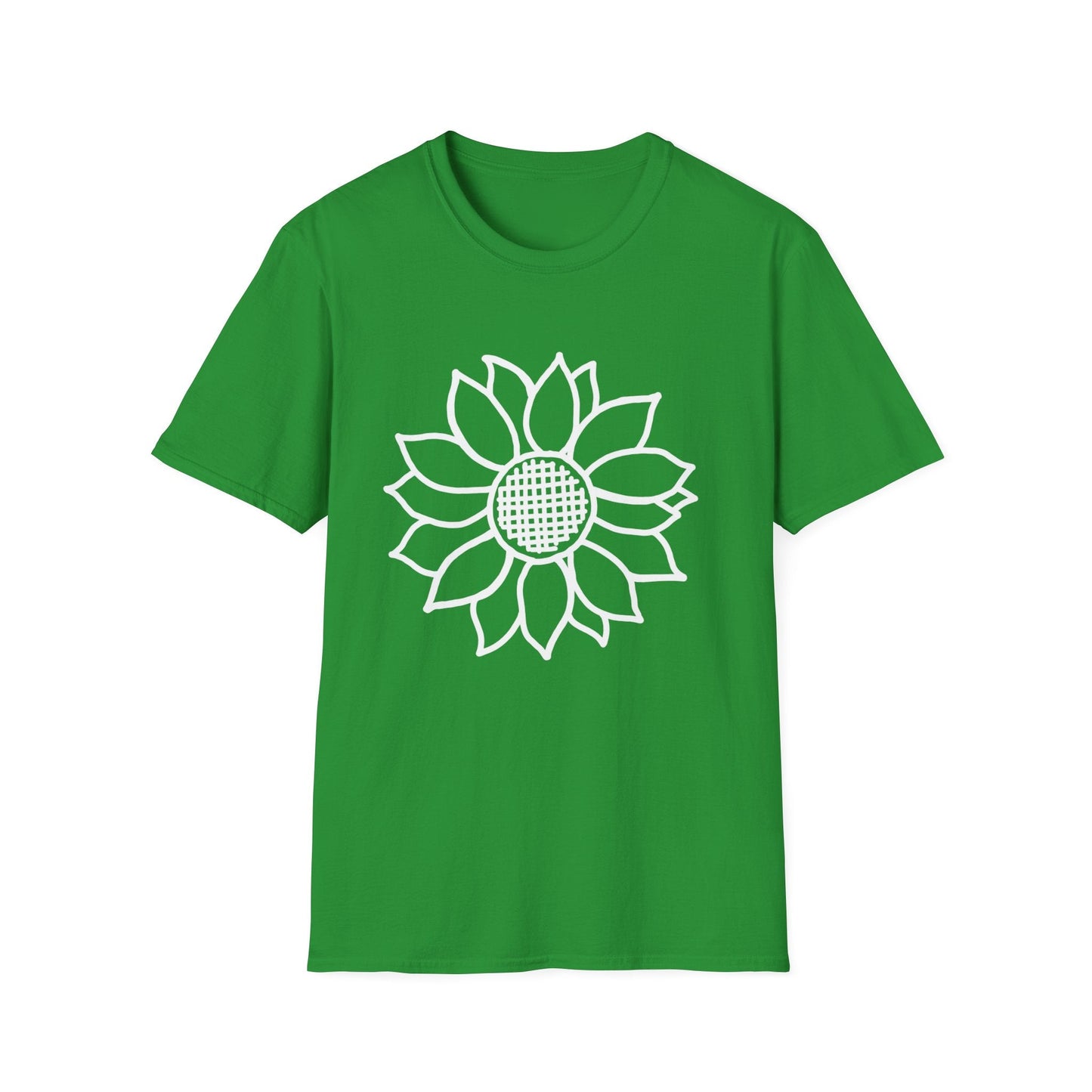 Criss Cross Sunflower  – T-shirt