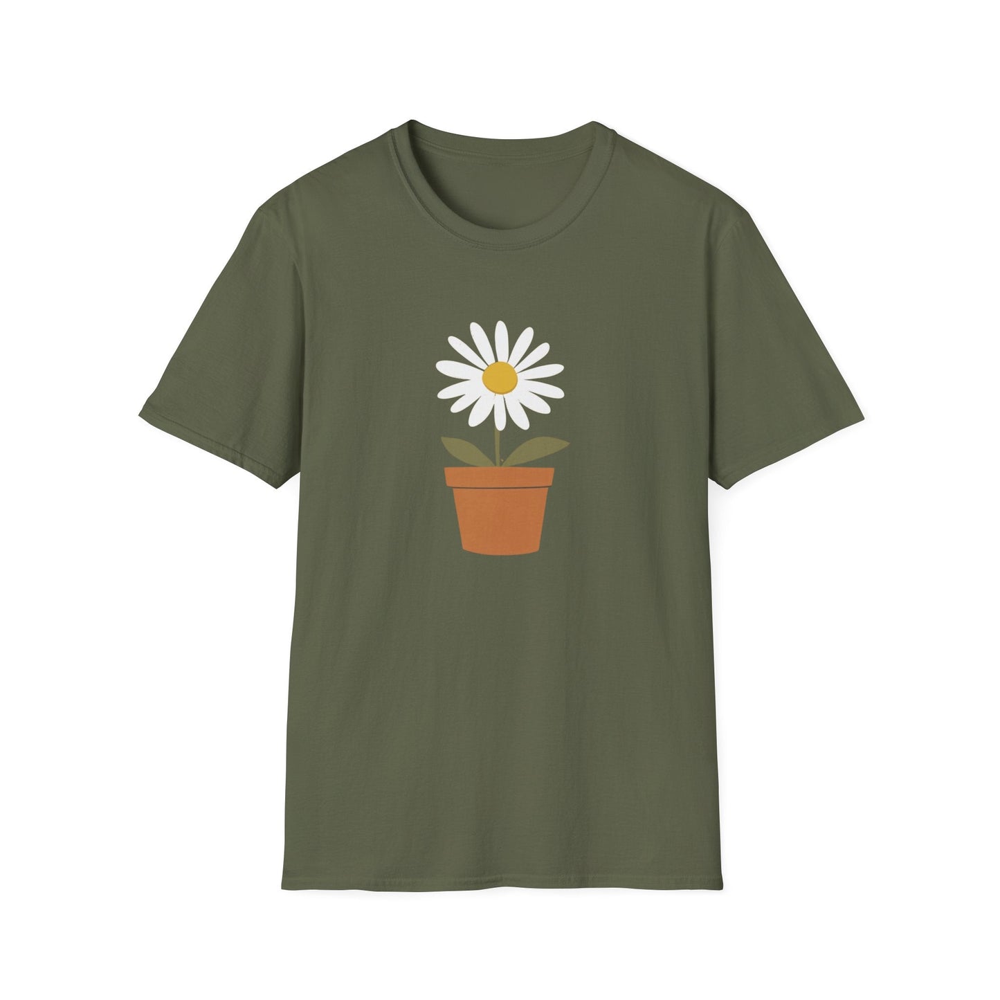 Daisy Flower Pot  – T-shirt