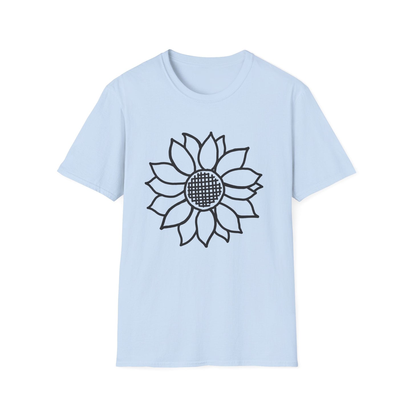 Criss Cross Sunflower  – T-shirt