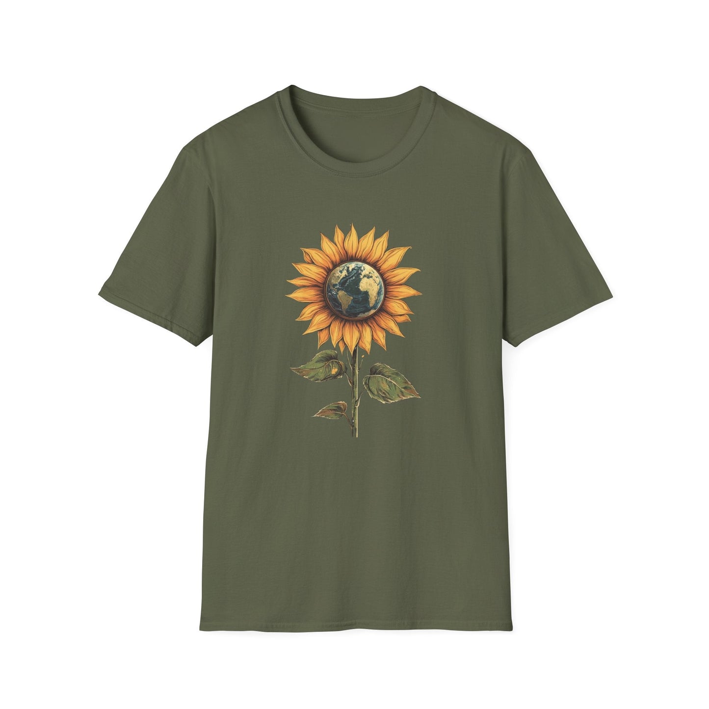 Earth is Better with Sunflowers – T-shirt