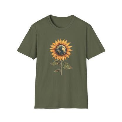 Earth is Better with Sunflowers – T-shirt