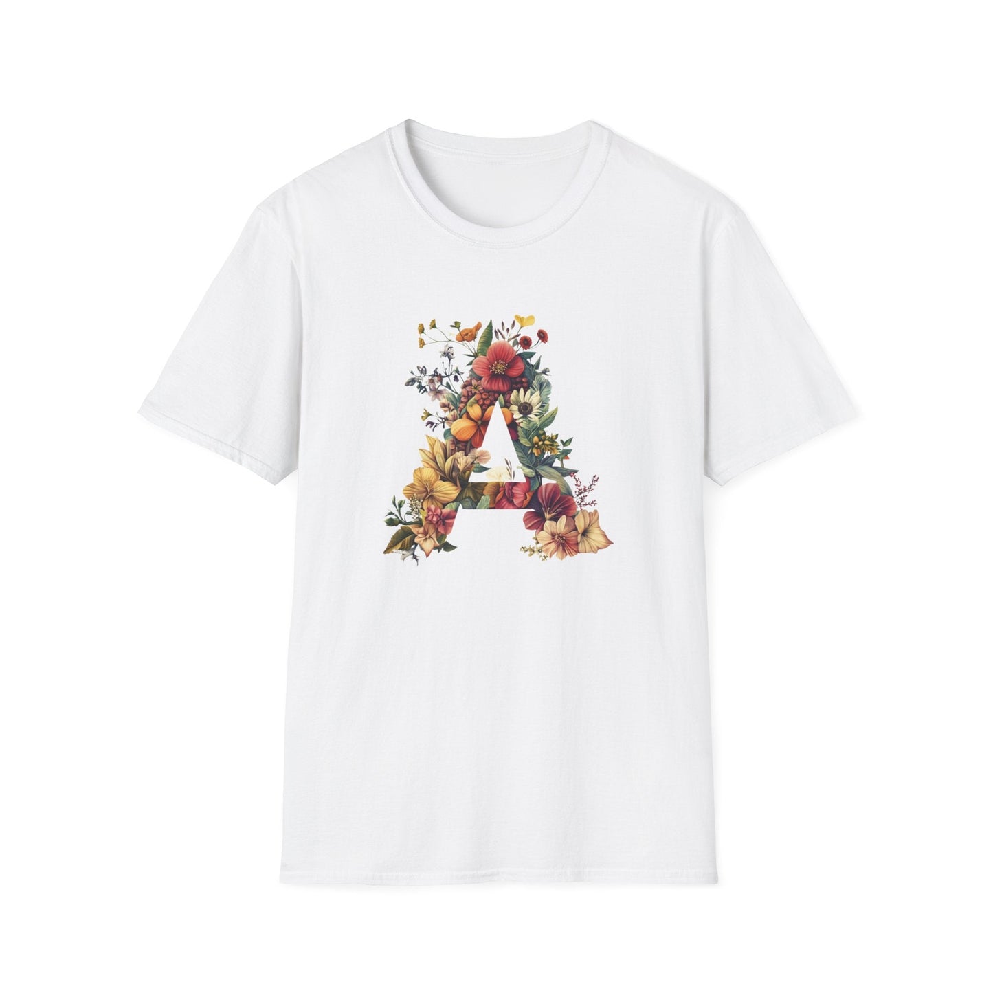Flowers in Letter A  – T-shirt
