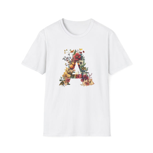 Flowers in Letter A  – T-shirt