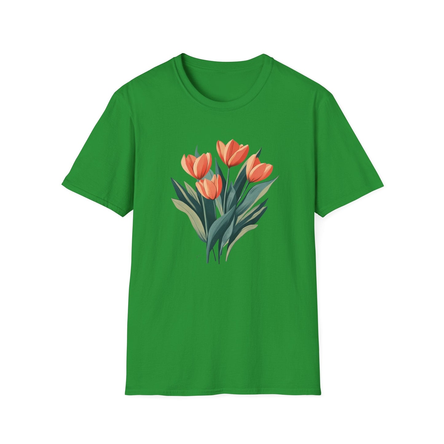 Four Tulip Flowers  – T-shirt