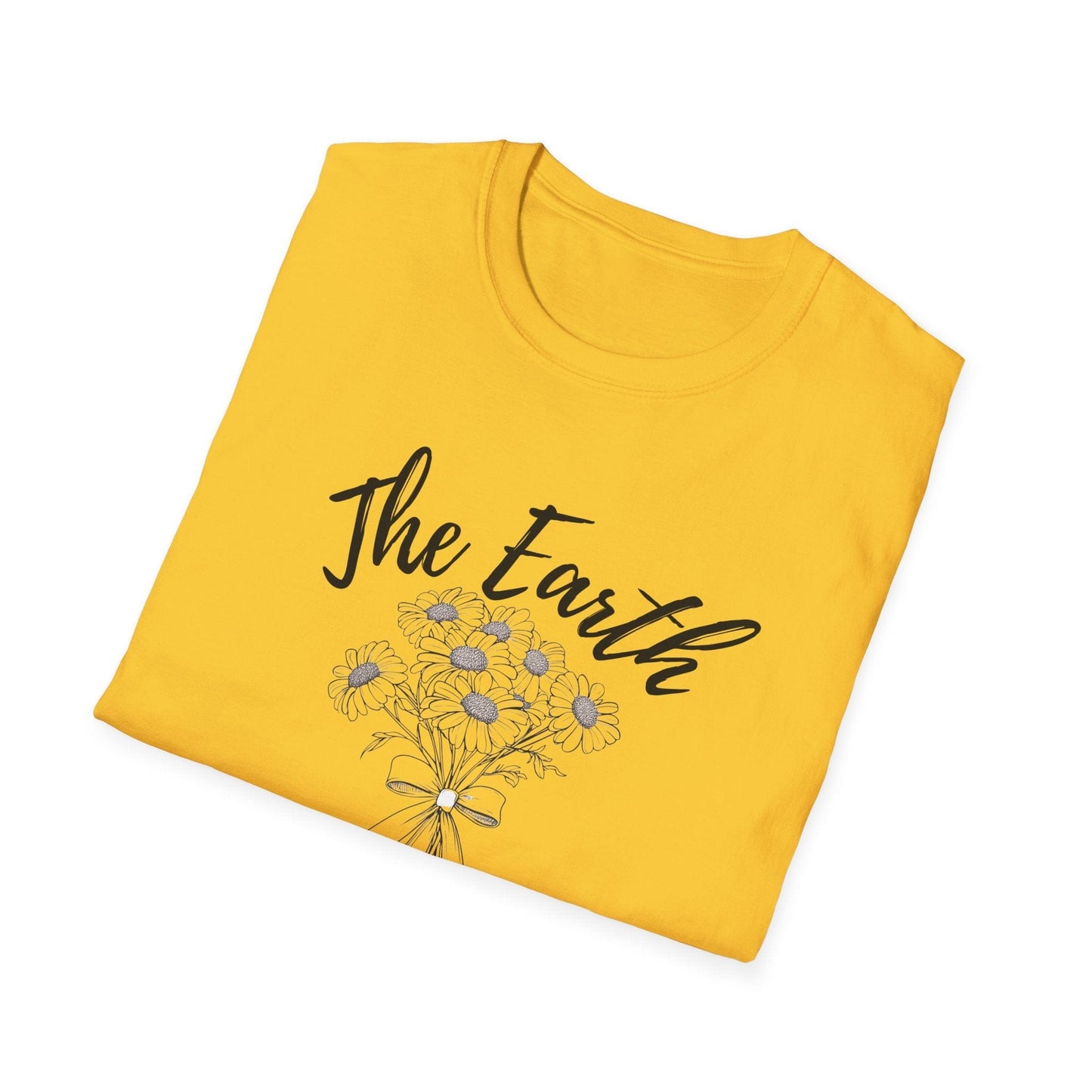 The Earth Laughs in Flowers  – Black – T-shirt