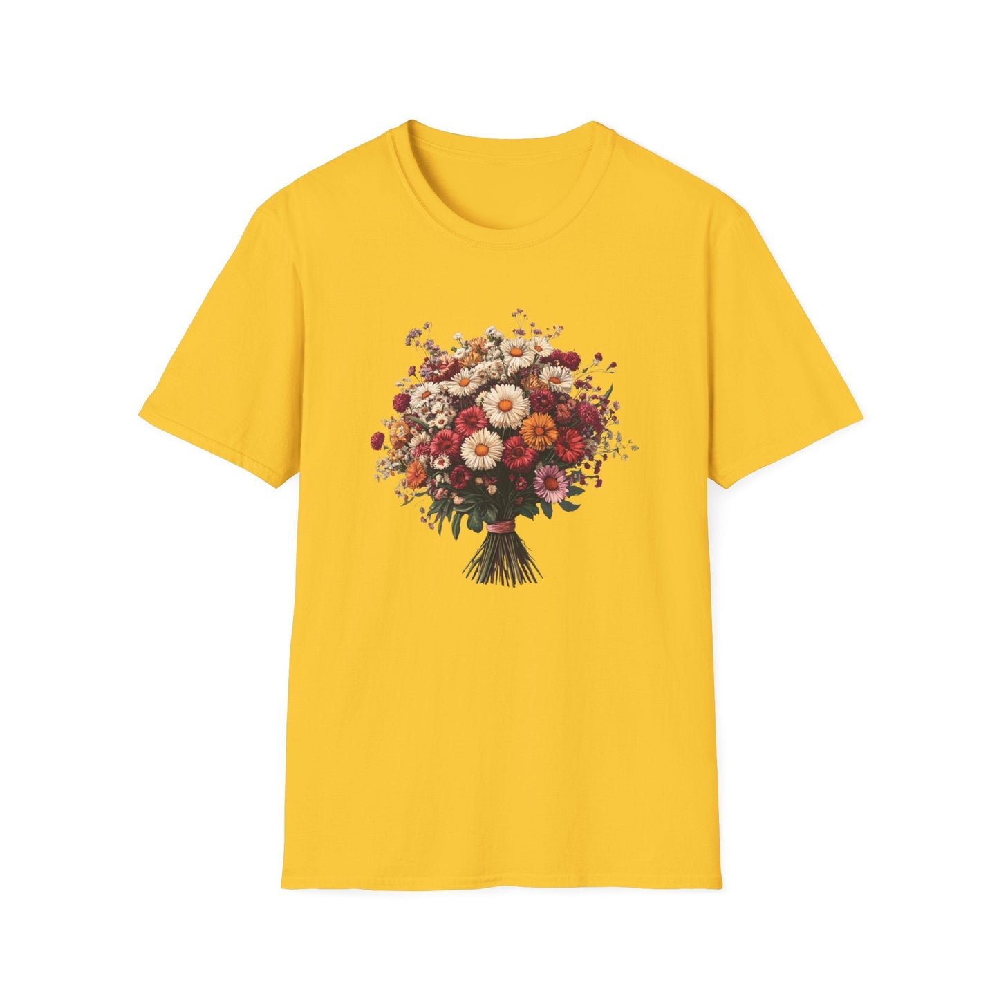 Bouquet  of Daisies of Many Colors  – T-shirt