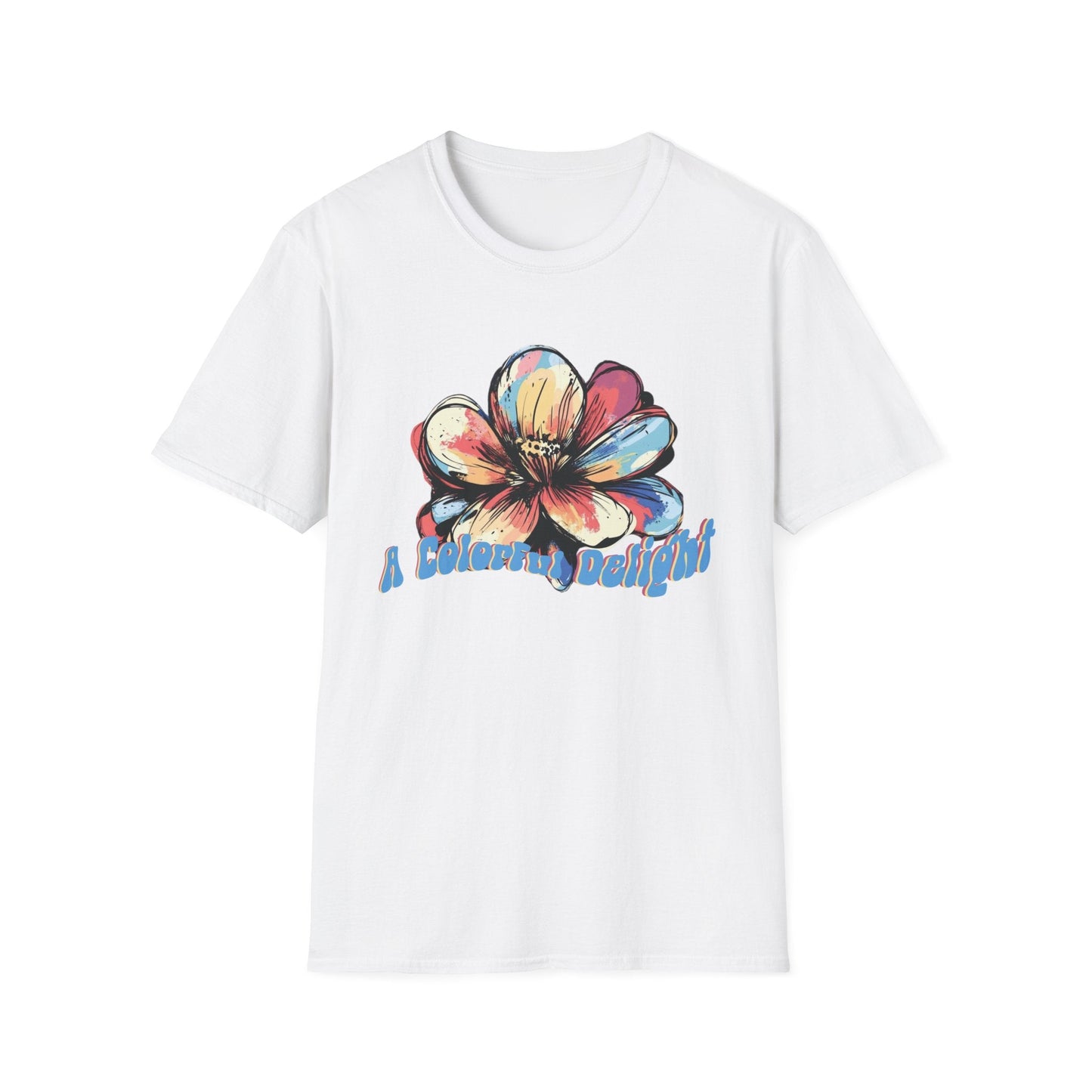 A Colorful Delight Flower  – T-shirt