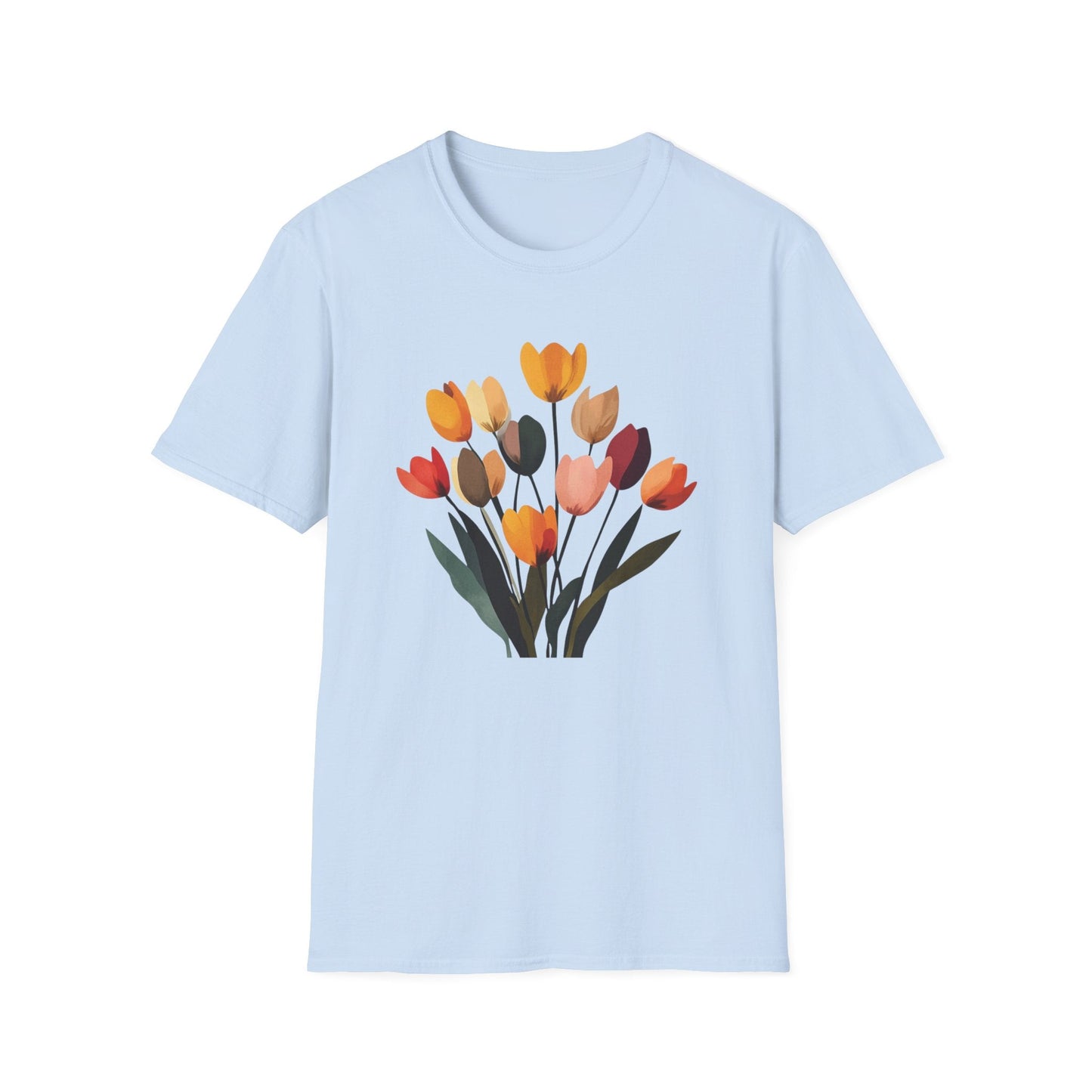 Colorful Tulip Flowers – T-shirt