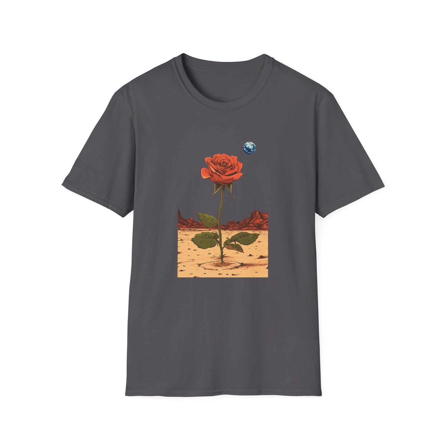Solo Rose Earth in the Sky – Terraforming of Mars – T-shirt