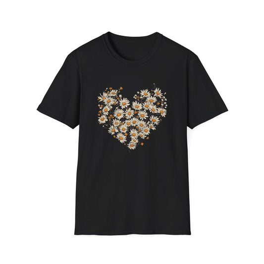 Heart Daisies  – T-shirt