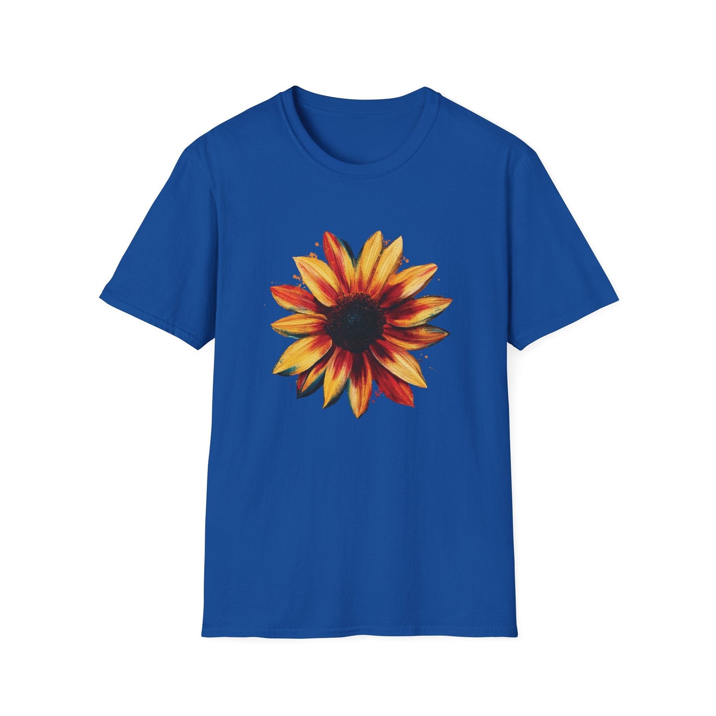 Acrylic Sunflower  – T-shirt