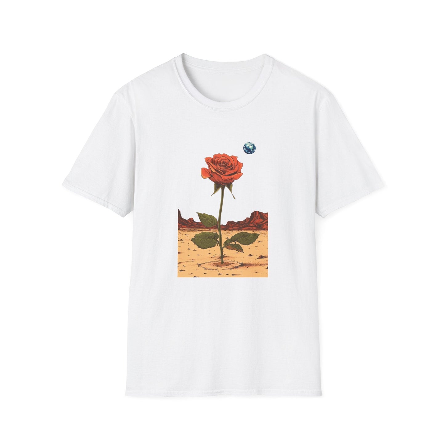 Solo Rose Earth in the Sky – Terraforming of Mars – T-shirt
