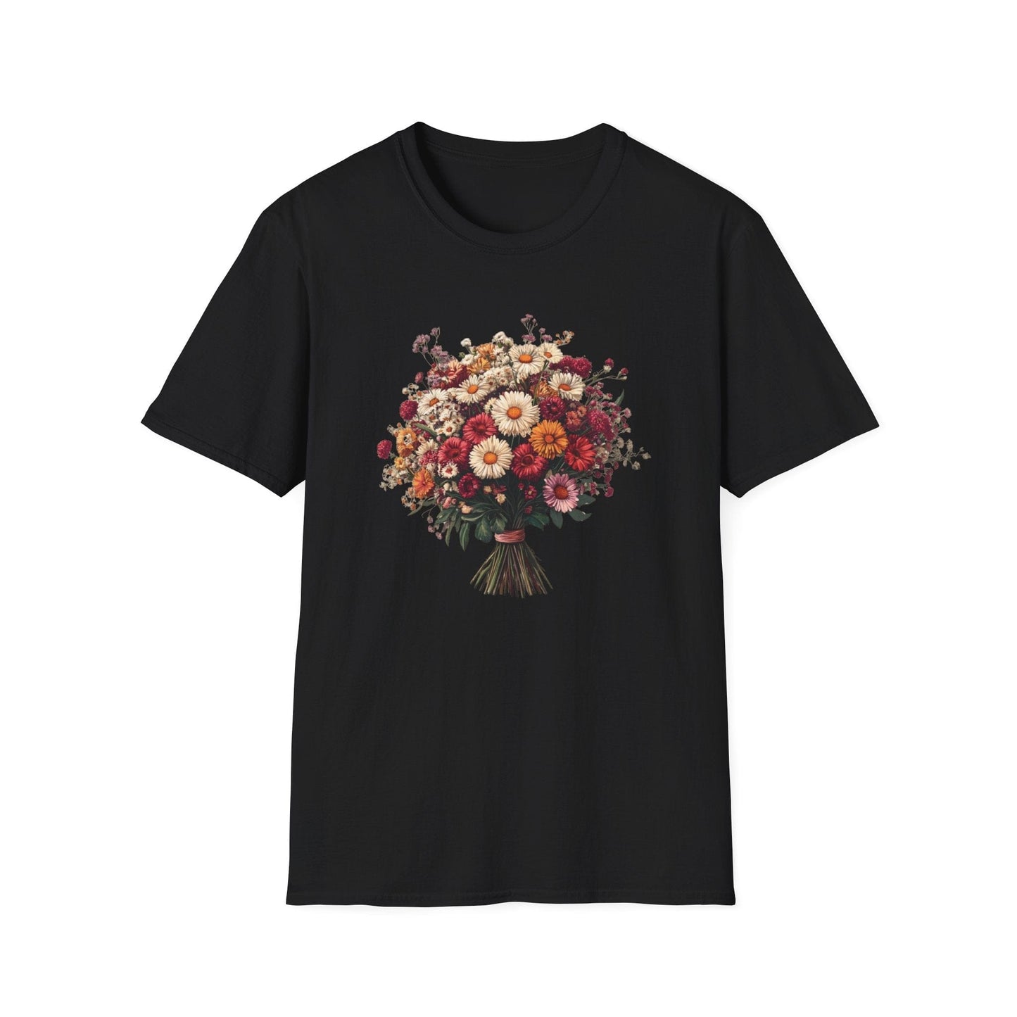 Bouquet  of Daisies of Many Colors  – T-shirt
