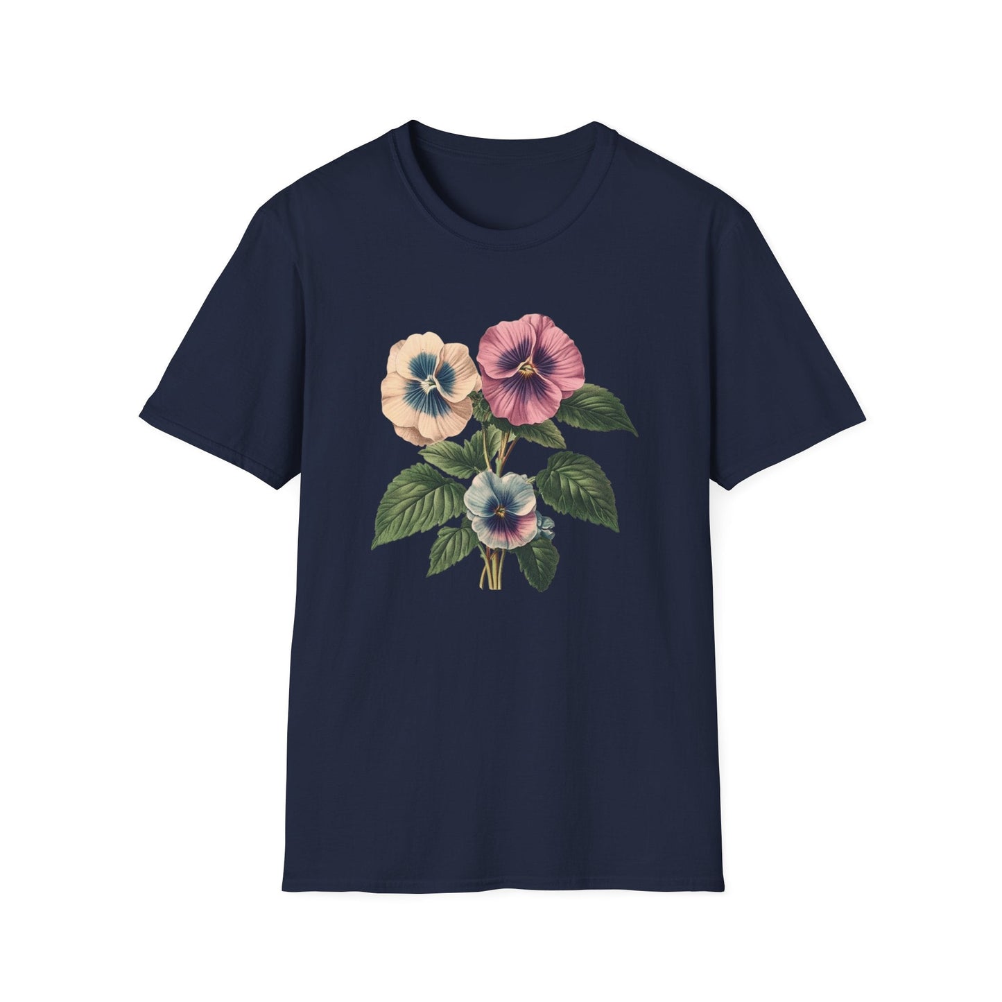 Beautiful Pansy Flowers  – T-shirt