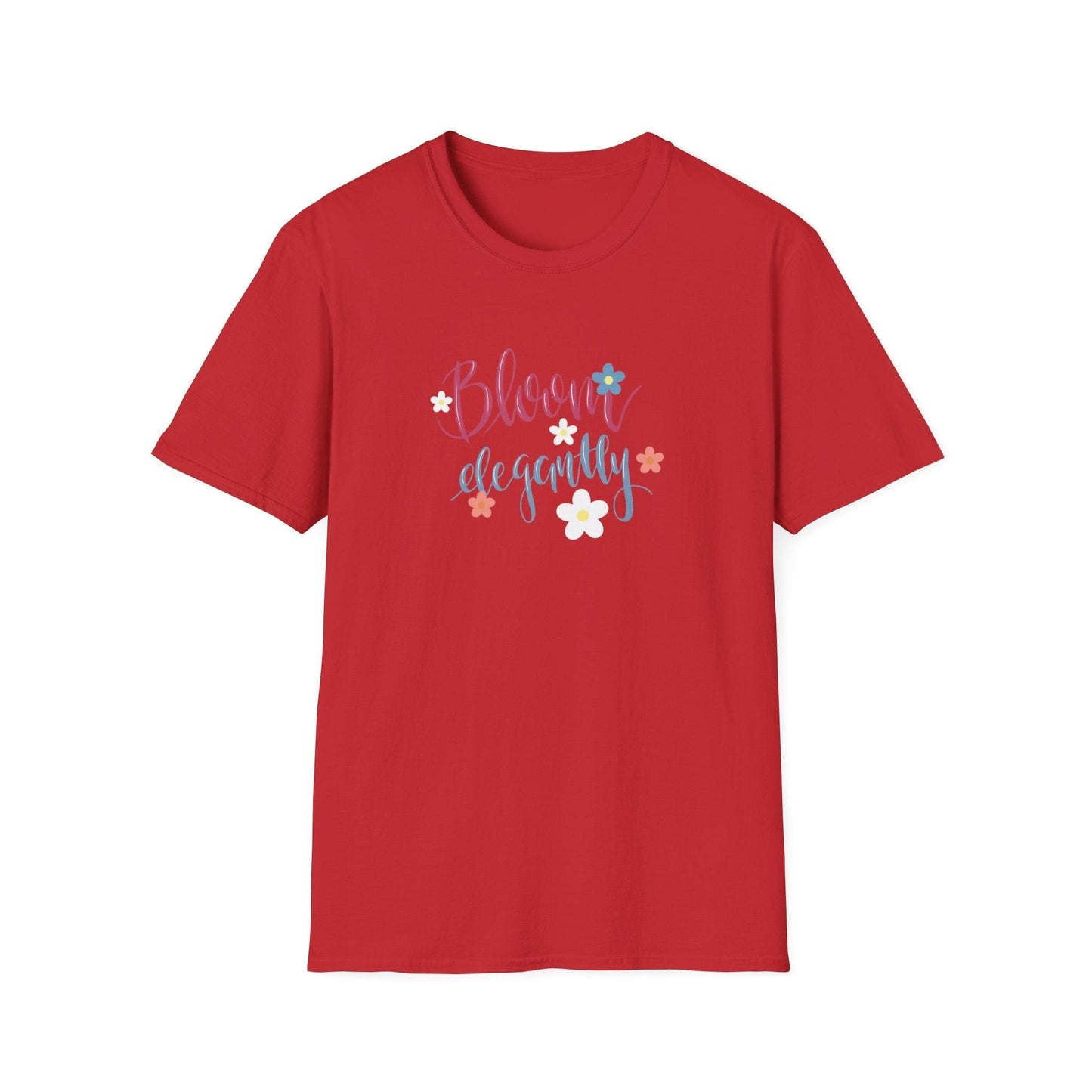 "Bloom Elegantly" Calligraphy  – T-shirt