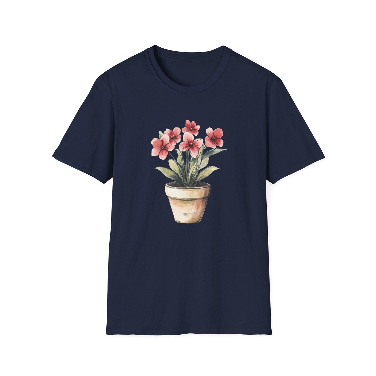 Watercolour Anemones  – T-shirt