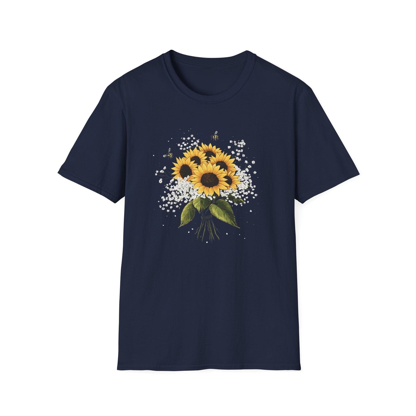 Bees on Sunflowers  – T-shirt