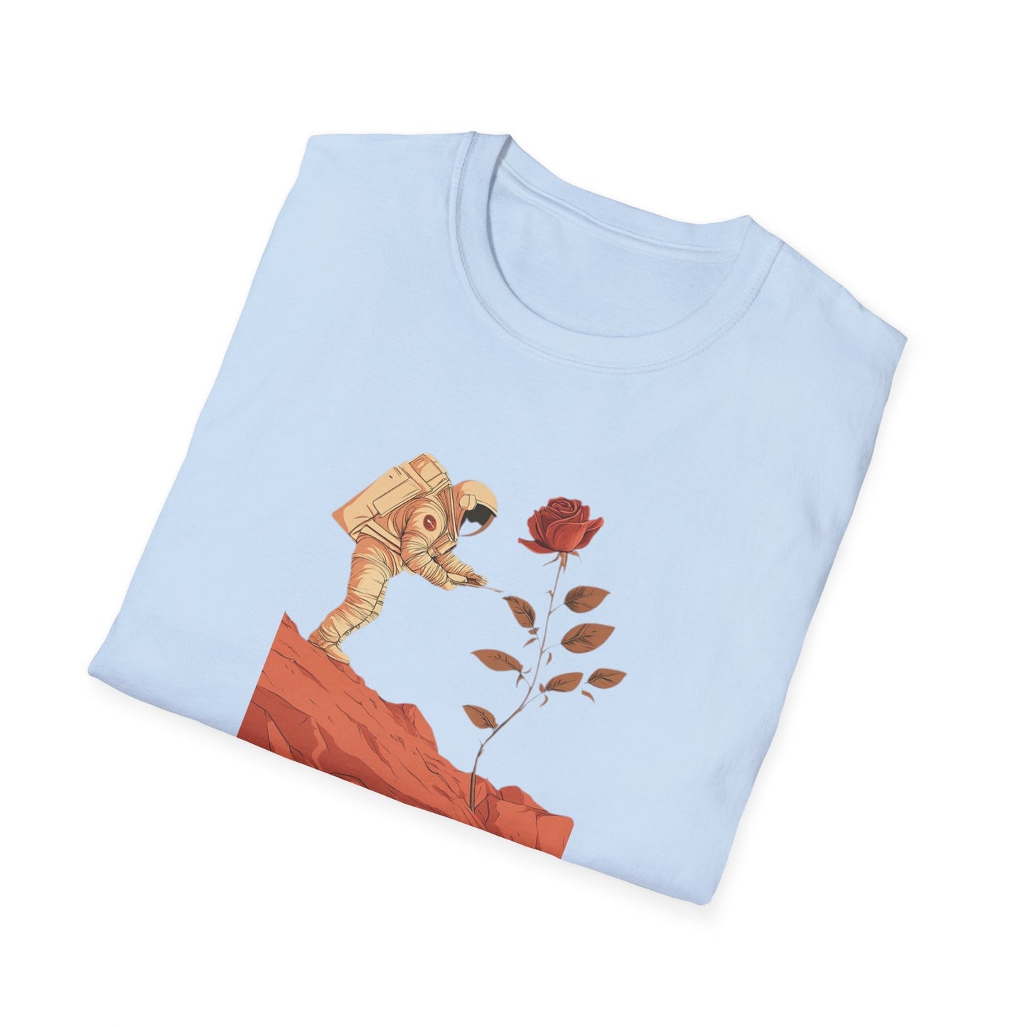 Solo Rose with Astronaut – Terraforming of Mars  – T-shirt