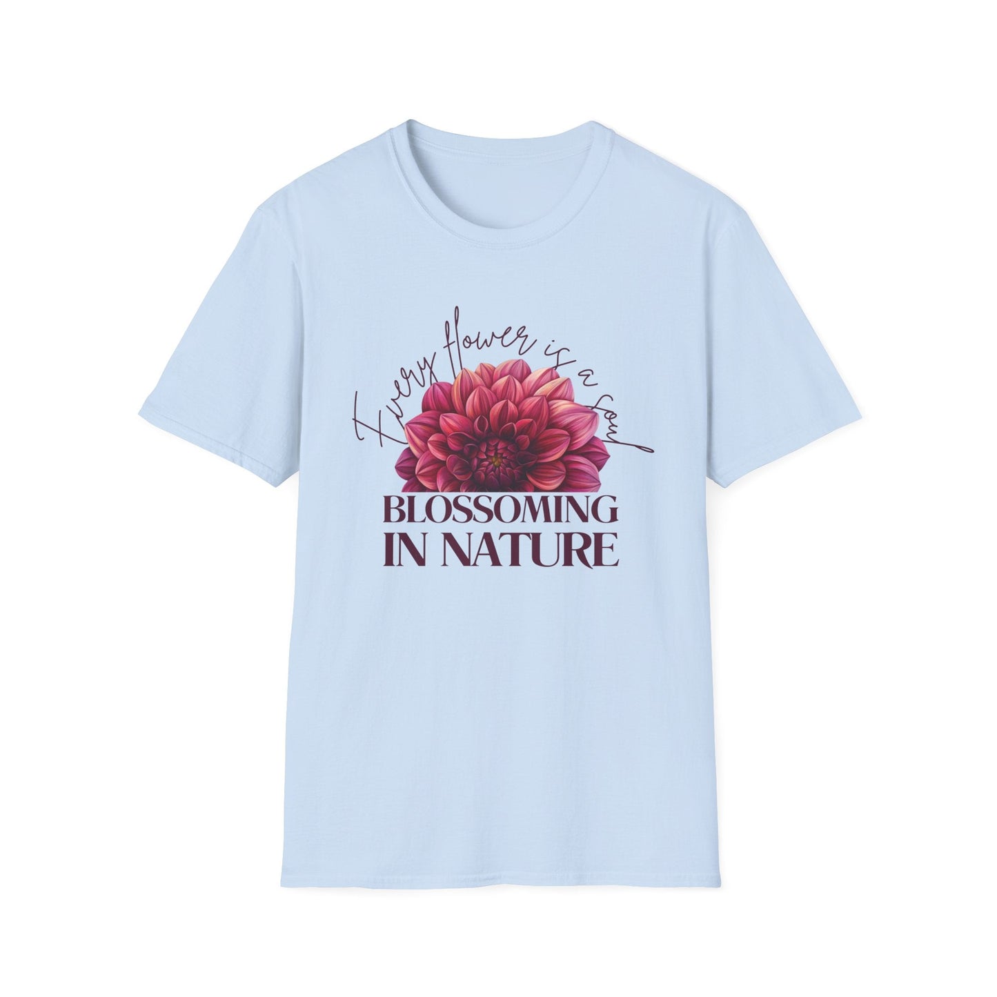 Dahlia Blossoming in Nature  – T-shirt