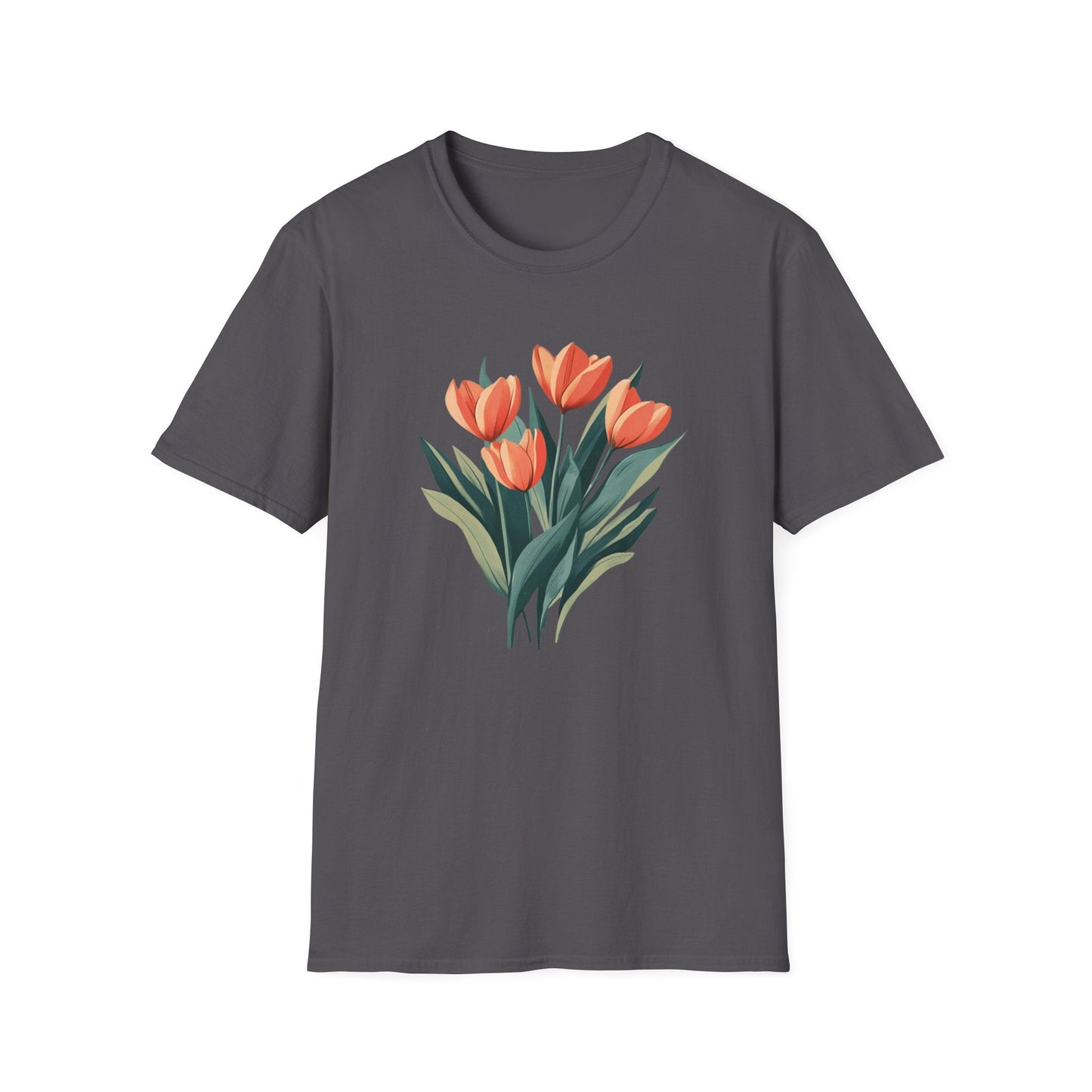 Four Tulip Flowers  – T-shirt