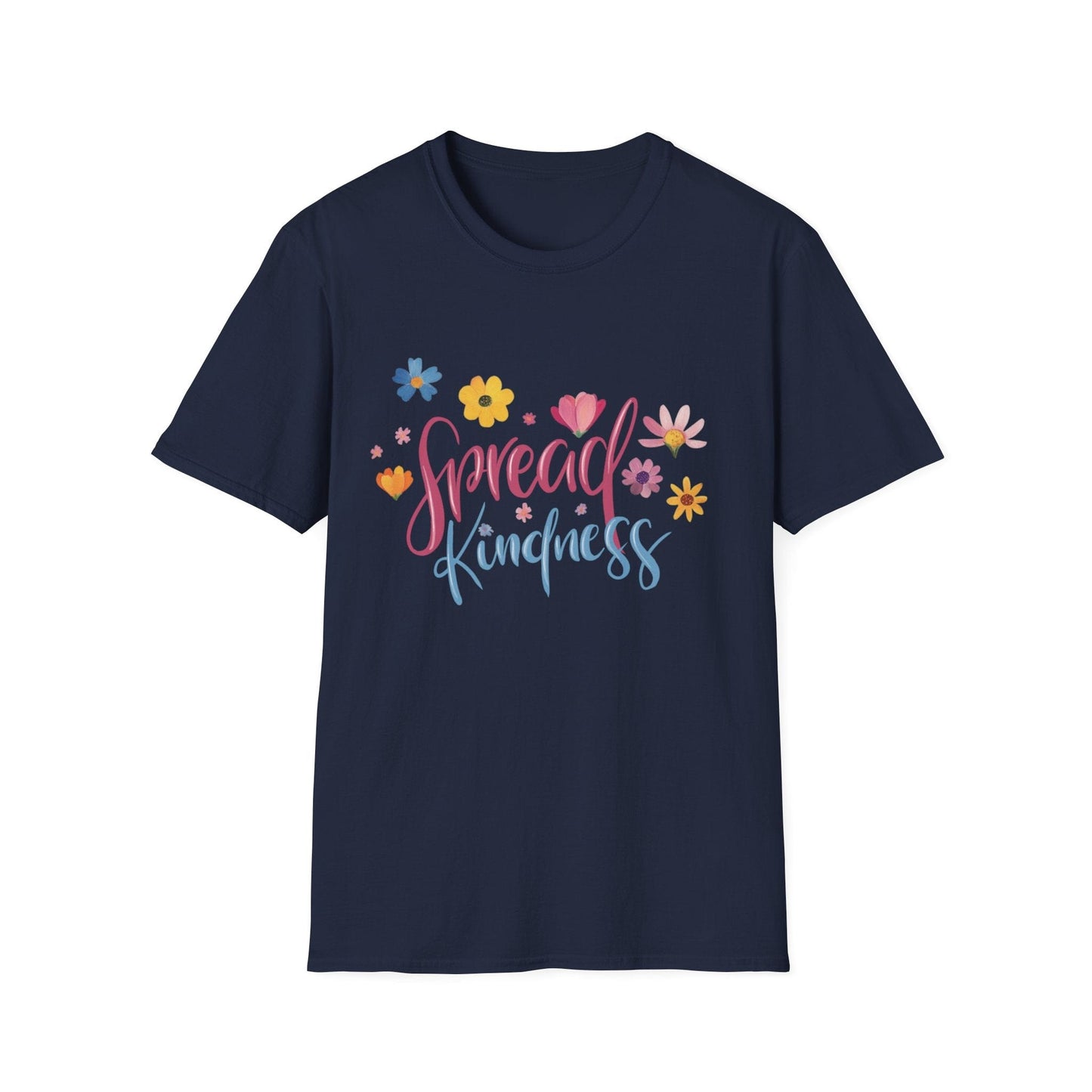 "Spread Kindness" Colorful Flowers  – T-shirt