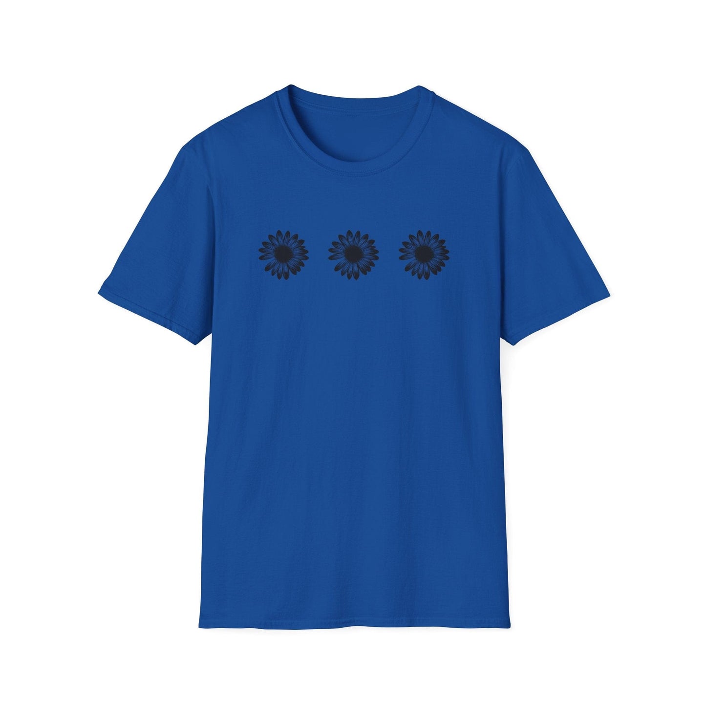 Triple Black Daisies  – T-shirt